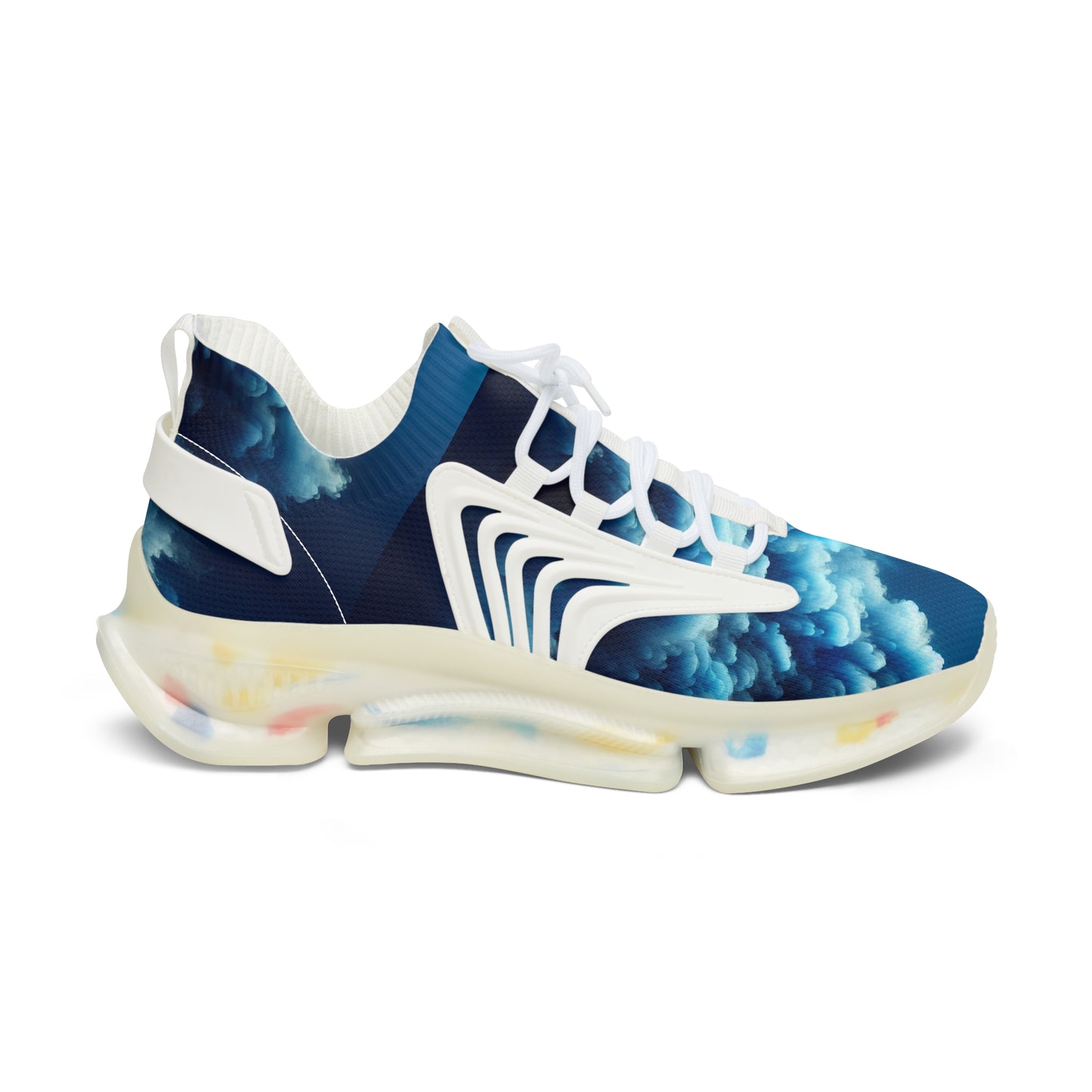 Women's Mesh Sneakers with Cloud Design - Stylish Athletic Footwear for Fitness, Casual Wear, Summer Outings, Gifts