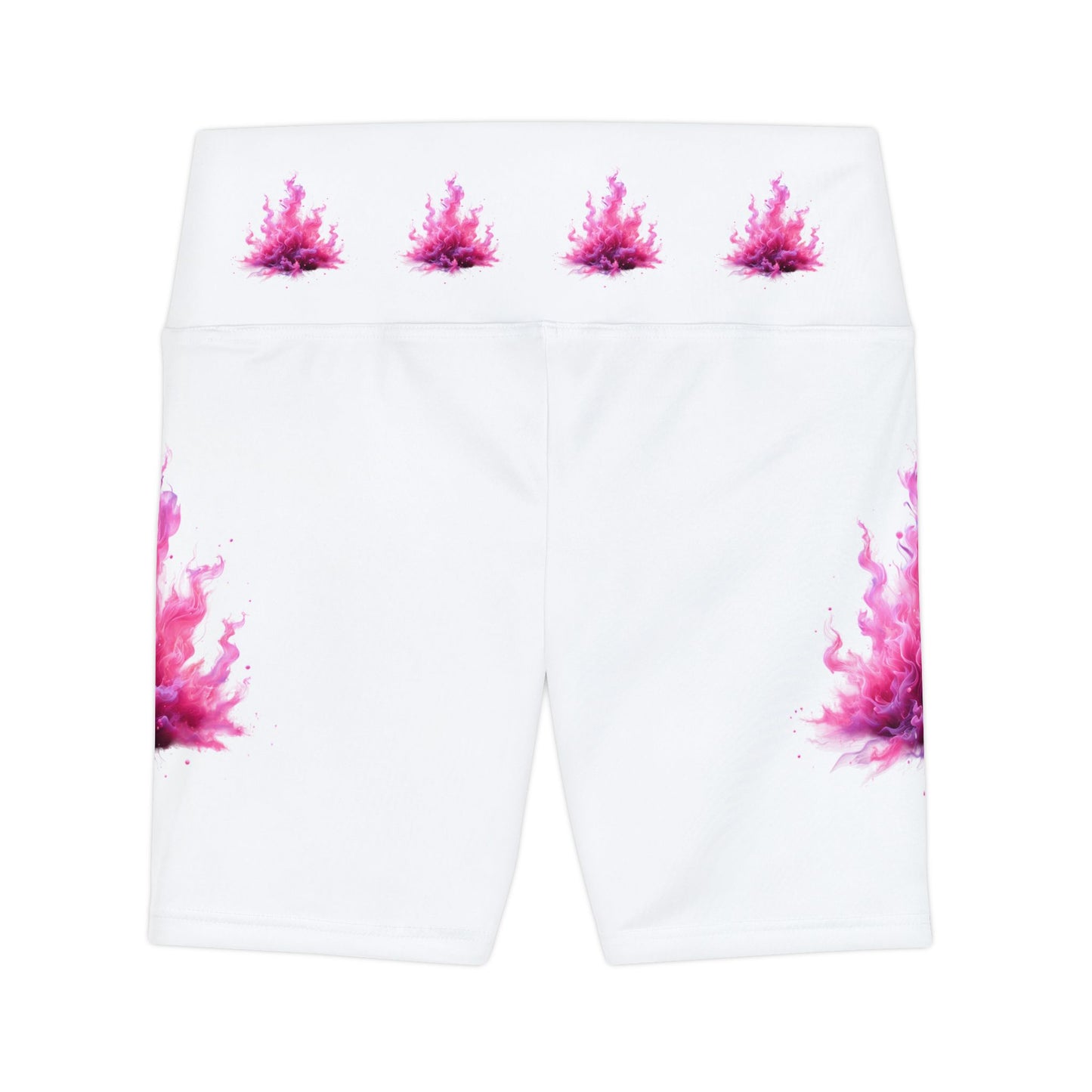 Pink flame Women's Workout Shorts