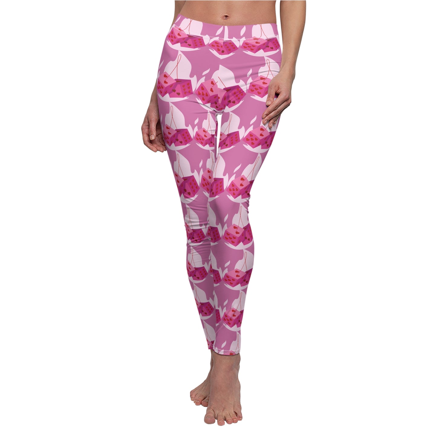 Charming Cherry Print Leggings for Women - Stylish & Comfortable Casual Wear