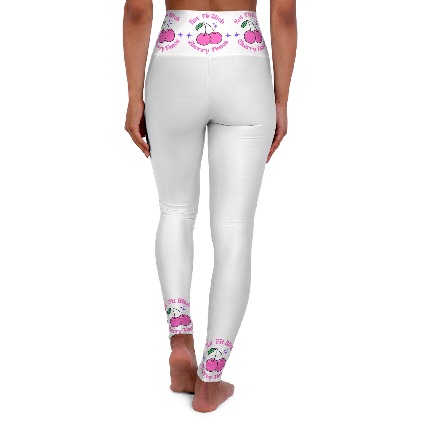 "Bad Fit Bitch" Designed high waisted leggings