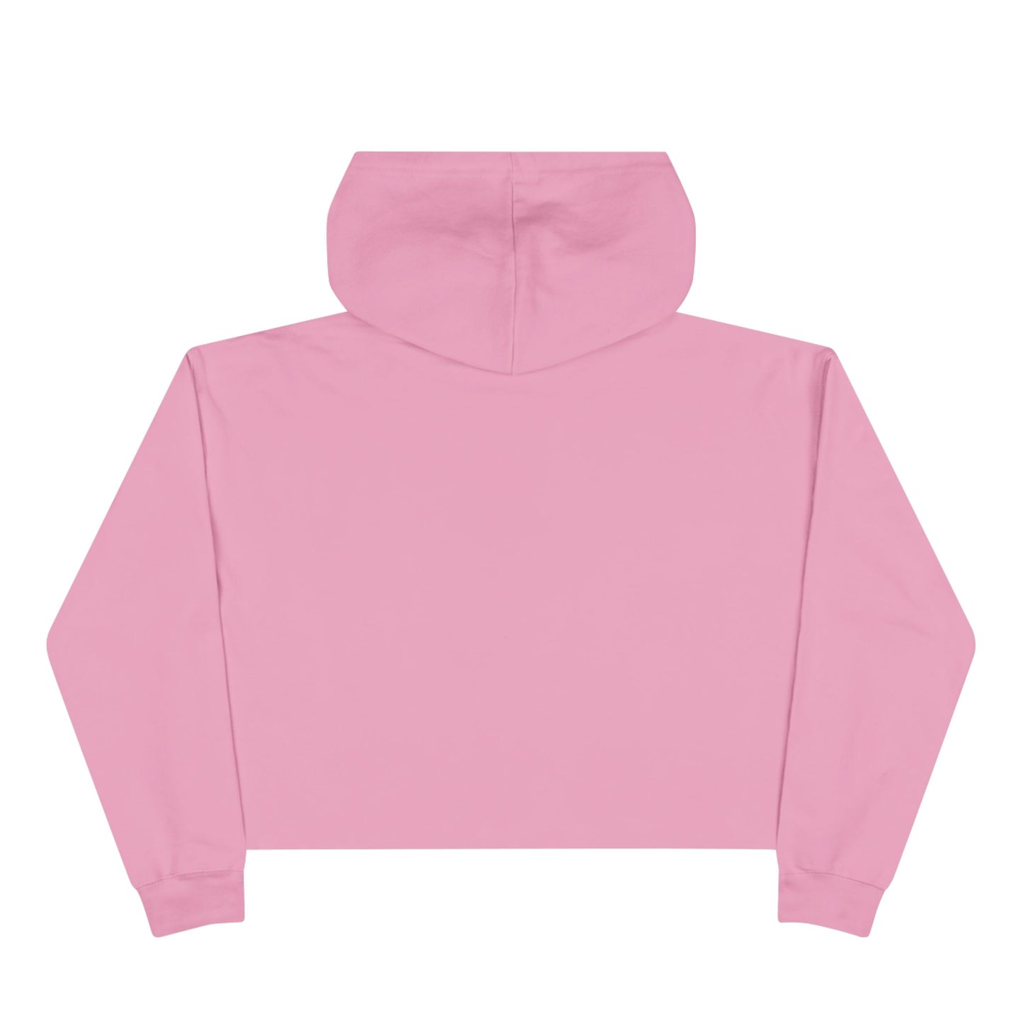 Chic Crop Hoodie with Kiss Print - Stylish Women's Casual Wear