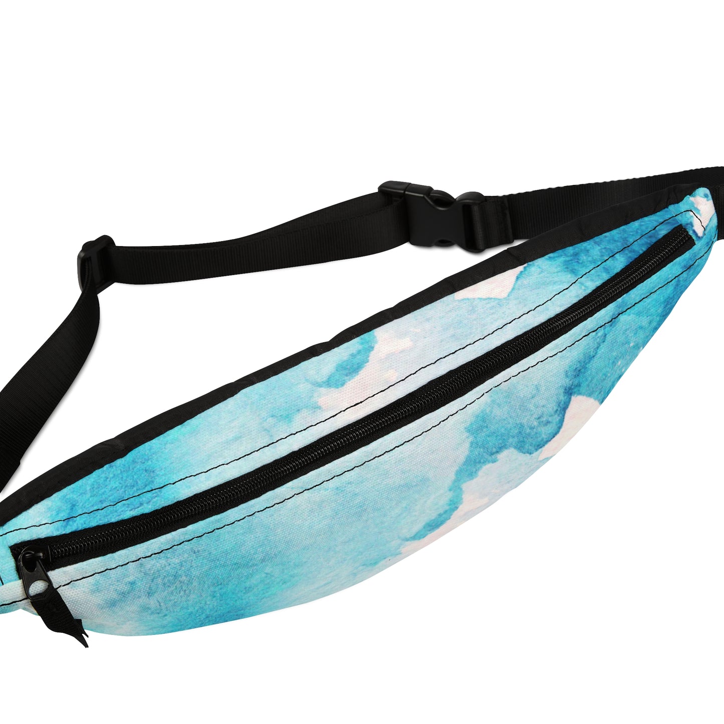 Aesthetic Watercolor Fanny Pack - Stylish Travel Companion
