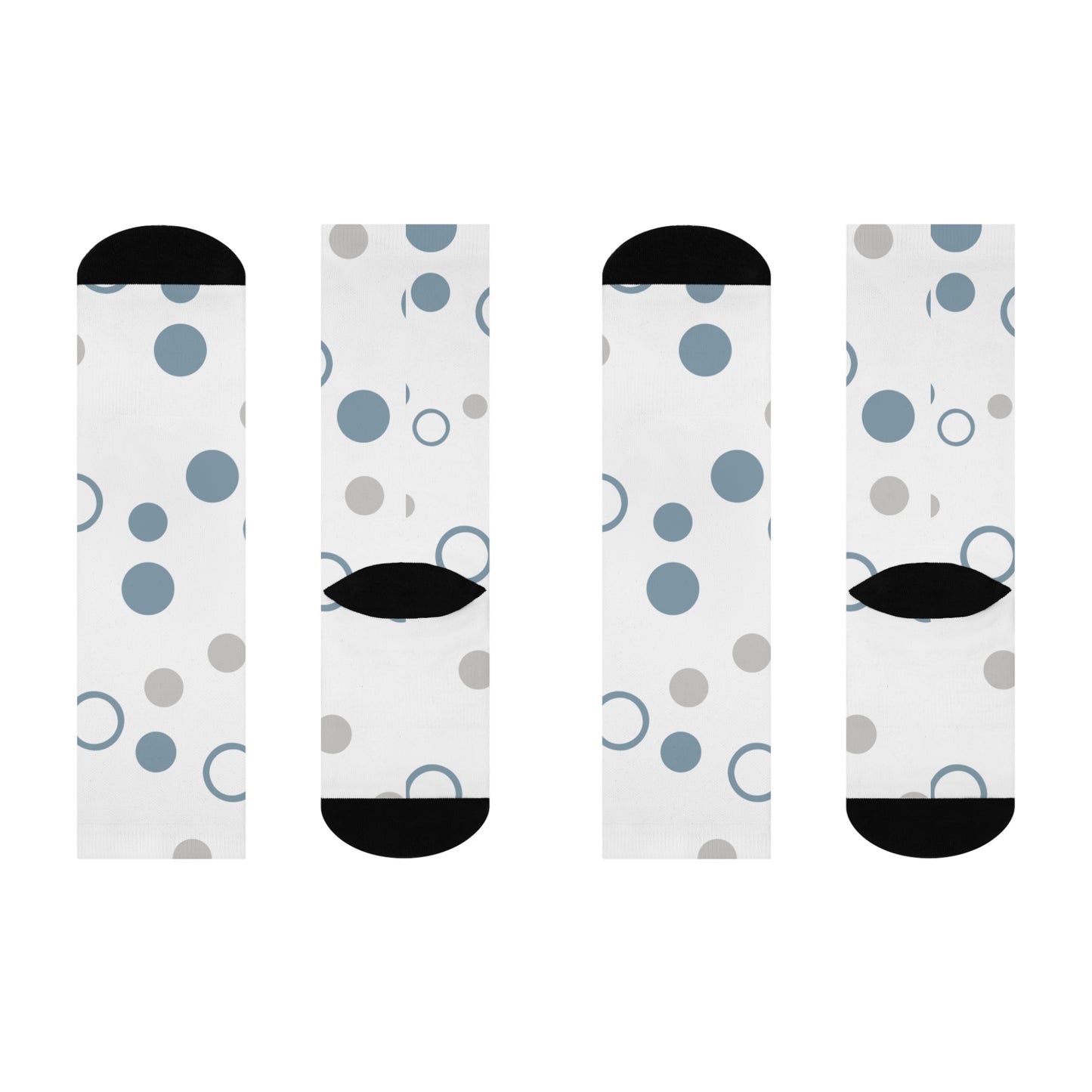 Fun Polka Dot Cushioned Crew Socks for Comfort & Style