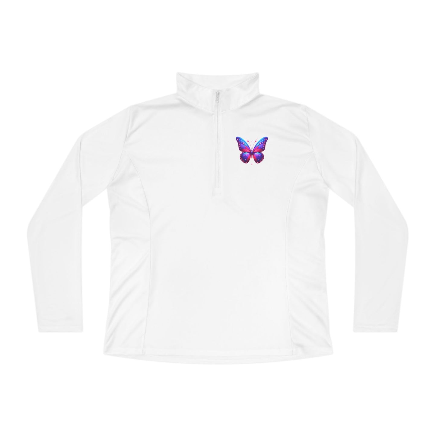 Butterfly Ladies Quarter-Zip Pullover - Stylish and Comfortable Activewear