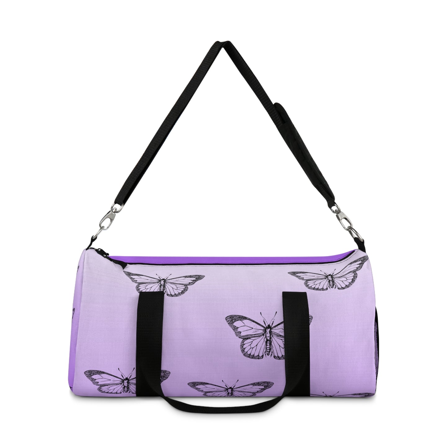 Butterfly Print Duffel Bag – Stylish Weekender Gym Bag for Travel & Fitness