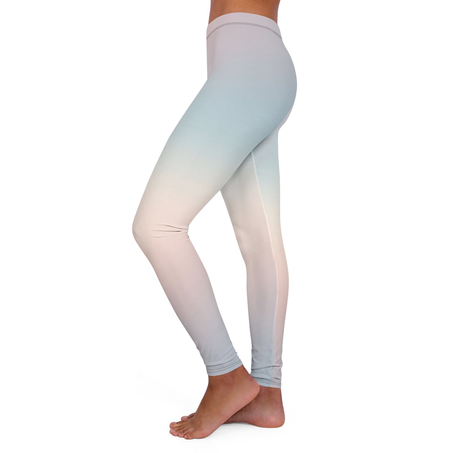Pastel Ombre Spandex Leggings - Comfortable & Stylish Activewear