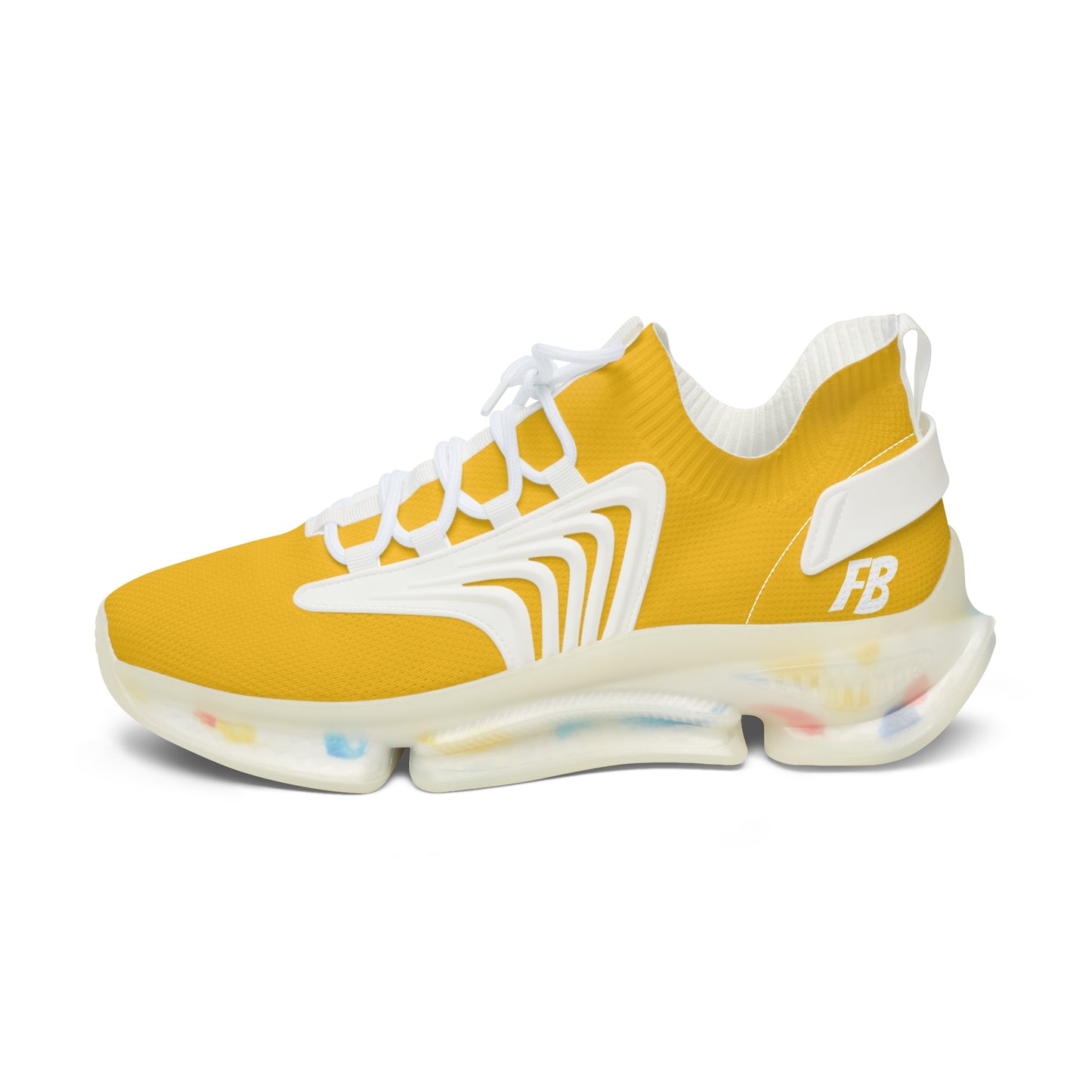 Bright Yellow Women's Mesh Sneakers for Comfort and Style, Athletic Footwear, Trendy Sneakers, Summer Shoes, Casual Footwear, Sporty Shoes
