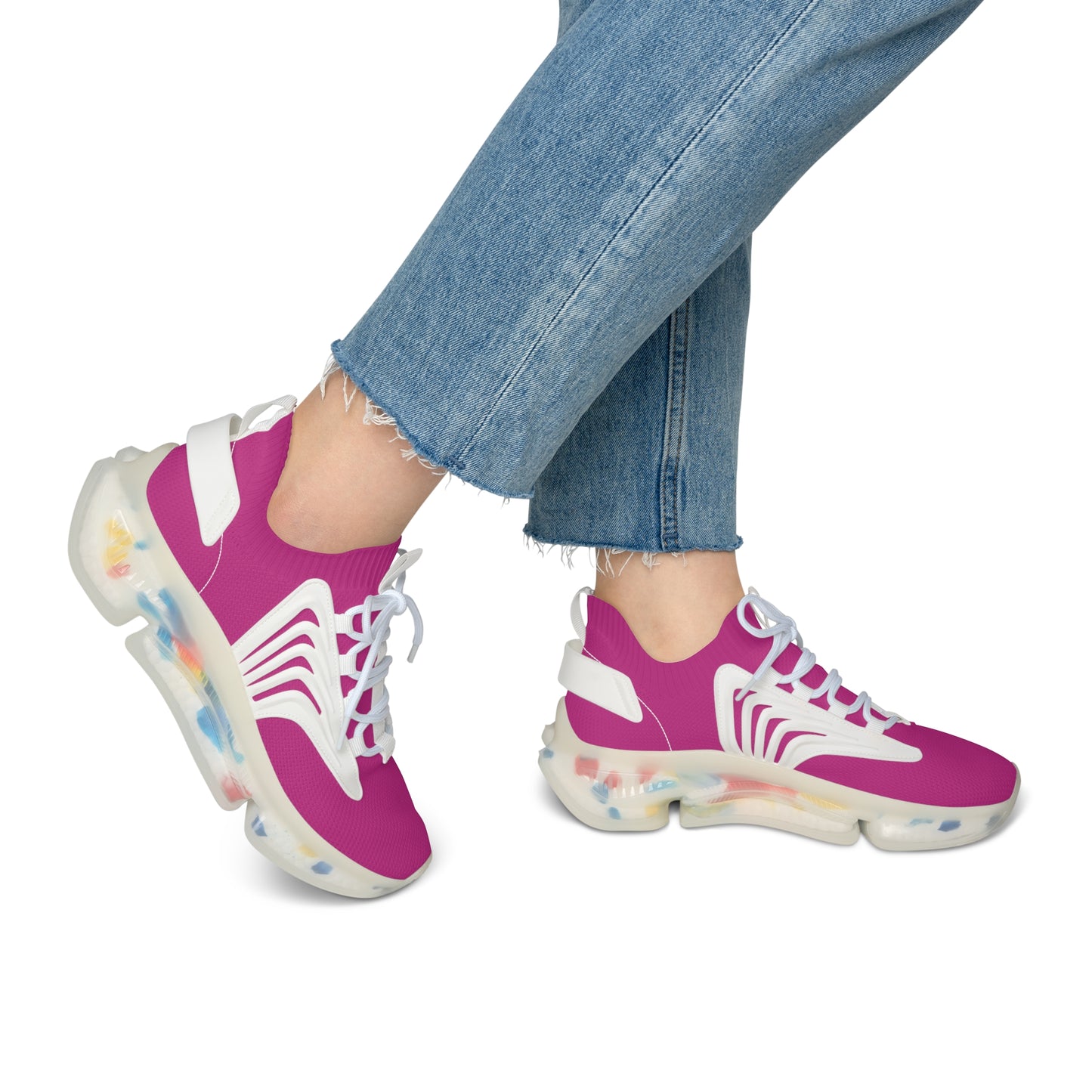 Vibrant Women's Mesh Sneakers - Stylish Athletic Shoes for Fitness & Casual Wear, Trendy Sports Footwear, Perfect Gift for Her