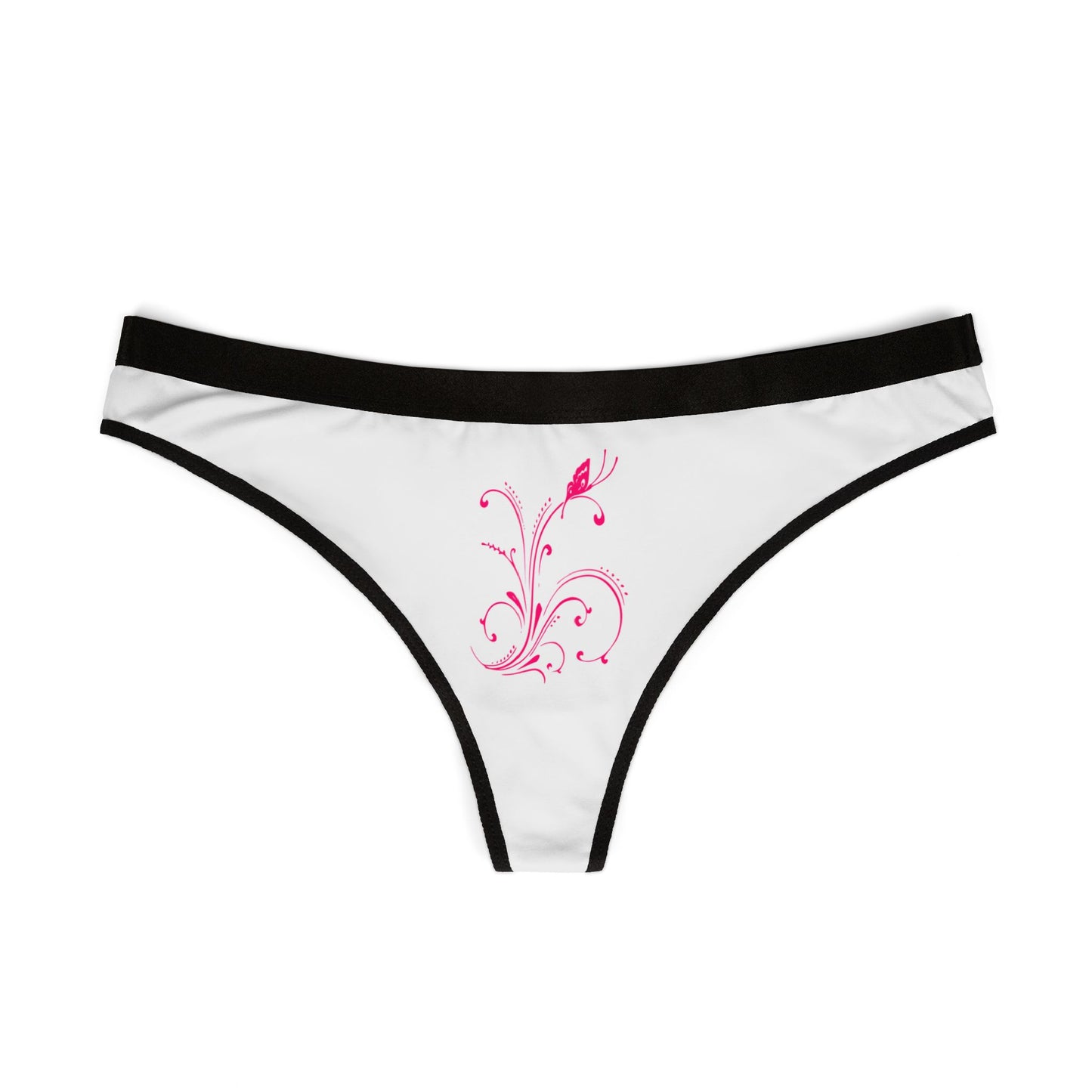 Floral Print Women's Thongs – Comfortable & Stylish Lingerie