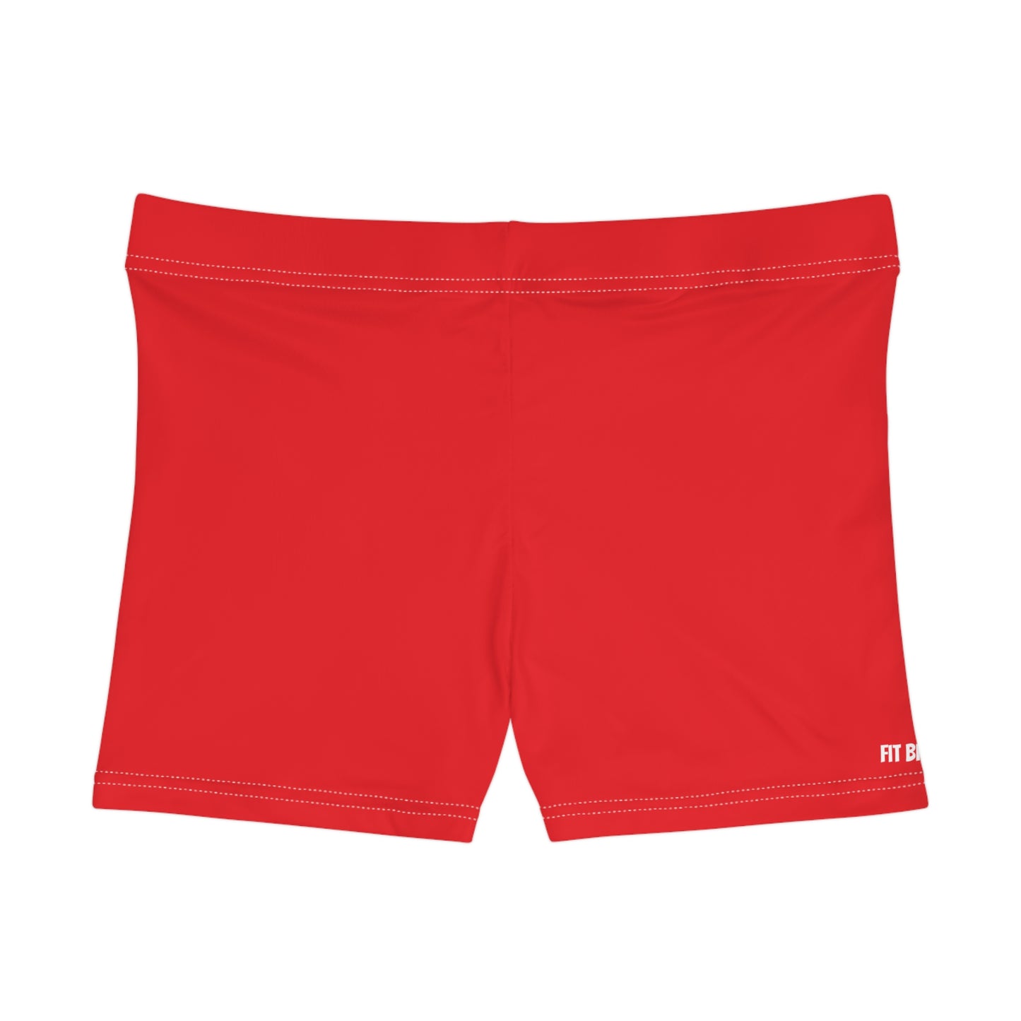 Bold Red Women's Athletic Shorts | Fitness, Sportswear, Swimwear, Summer Vibes, Outdoor Adventures, Casual Comfort