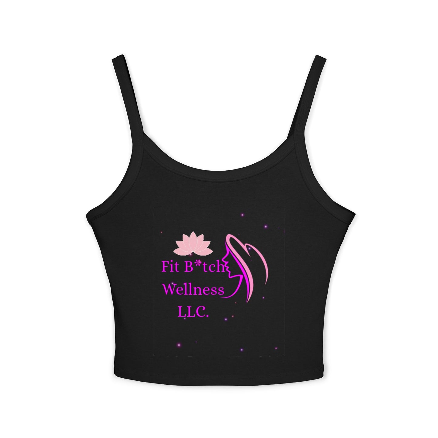 Fit B*tch Wellness Women's Spaghetti Strap Tank Top - Motivational Fitness Apparel