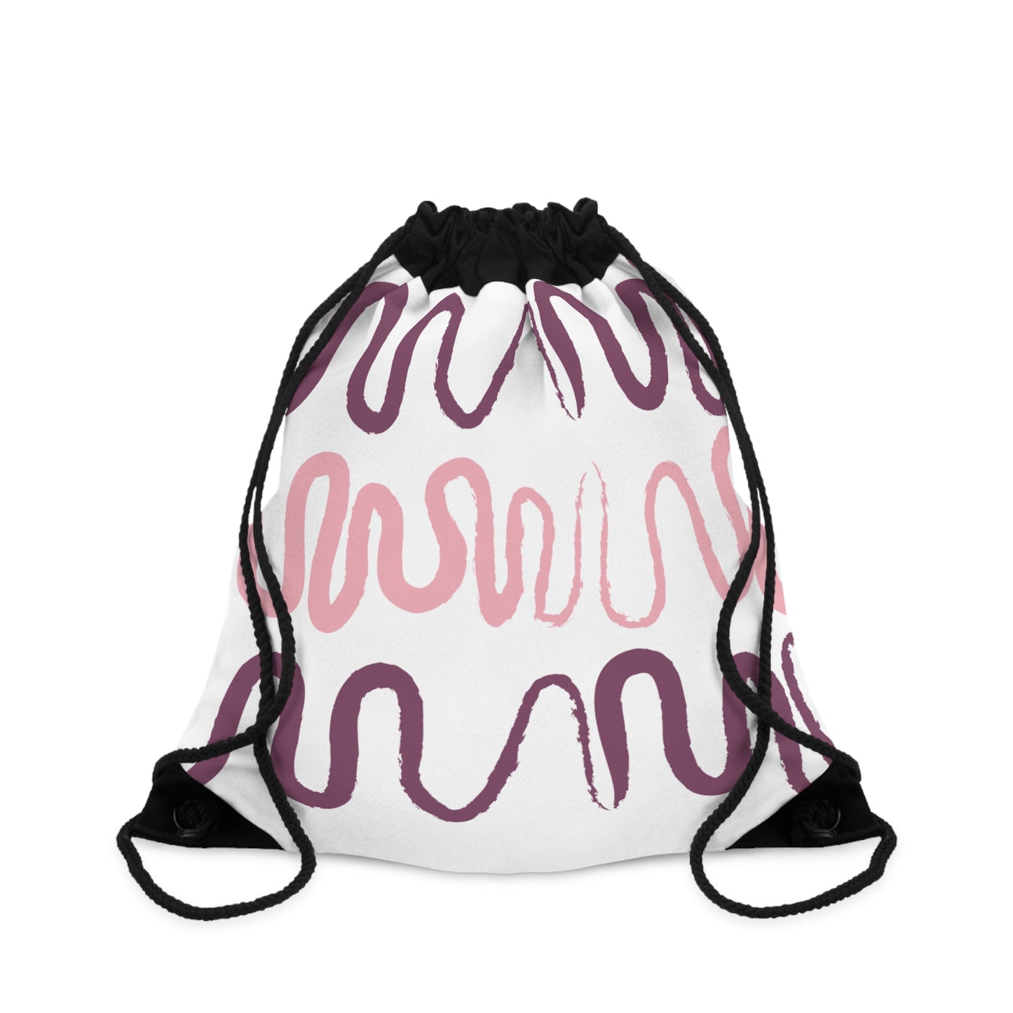 Stylish Abstract Pattern Drawstring Bag - Perfect for On-the-Go Lifestyle