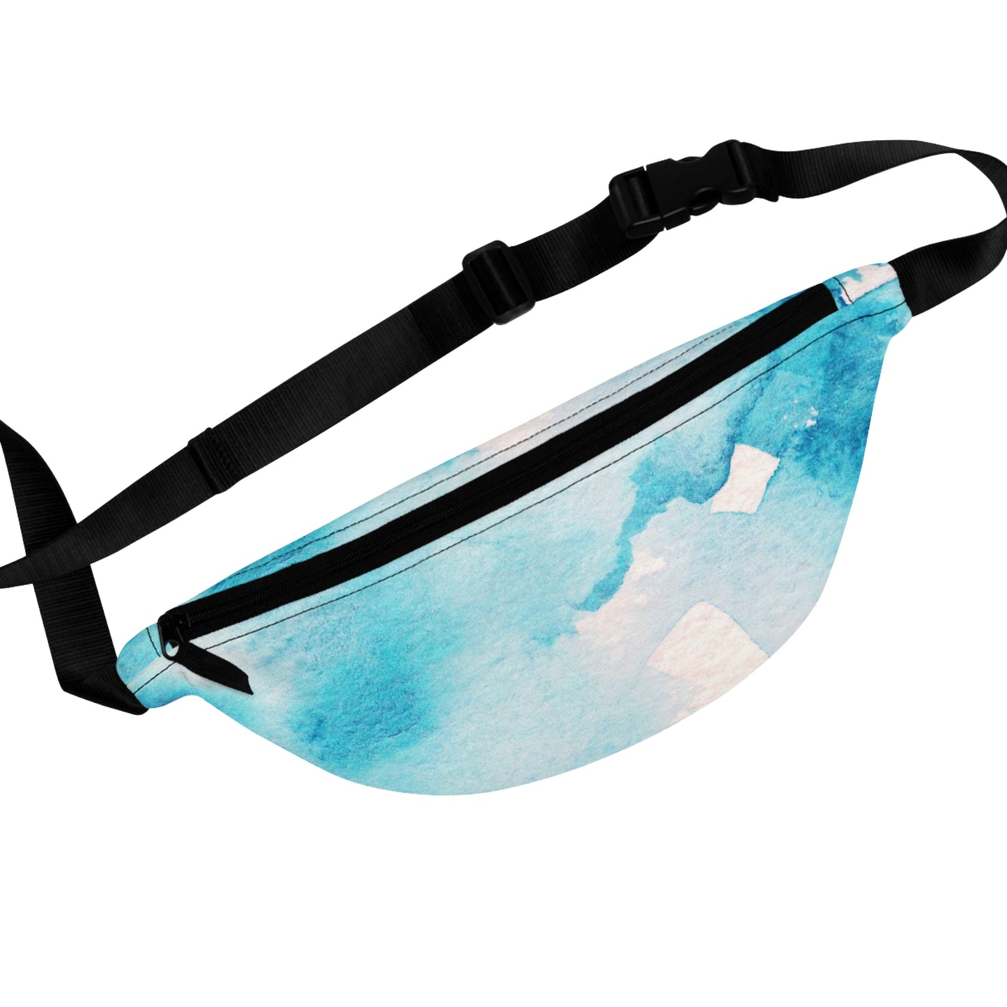 Aesthetic Watercolor Fanny Pack - Stylish Travel Companion