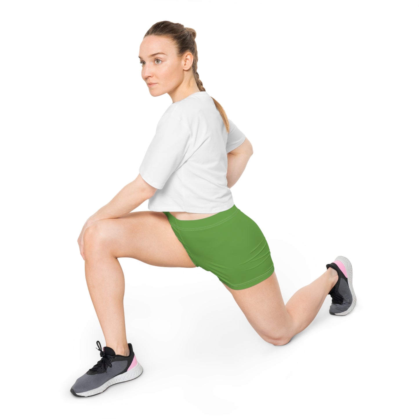Vibrant Women's Green Shorts - Perfect for Summer, Workout, Beach Days, Fitness, Yoga, Casual Outings
