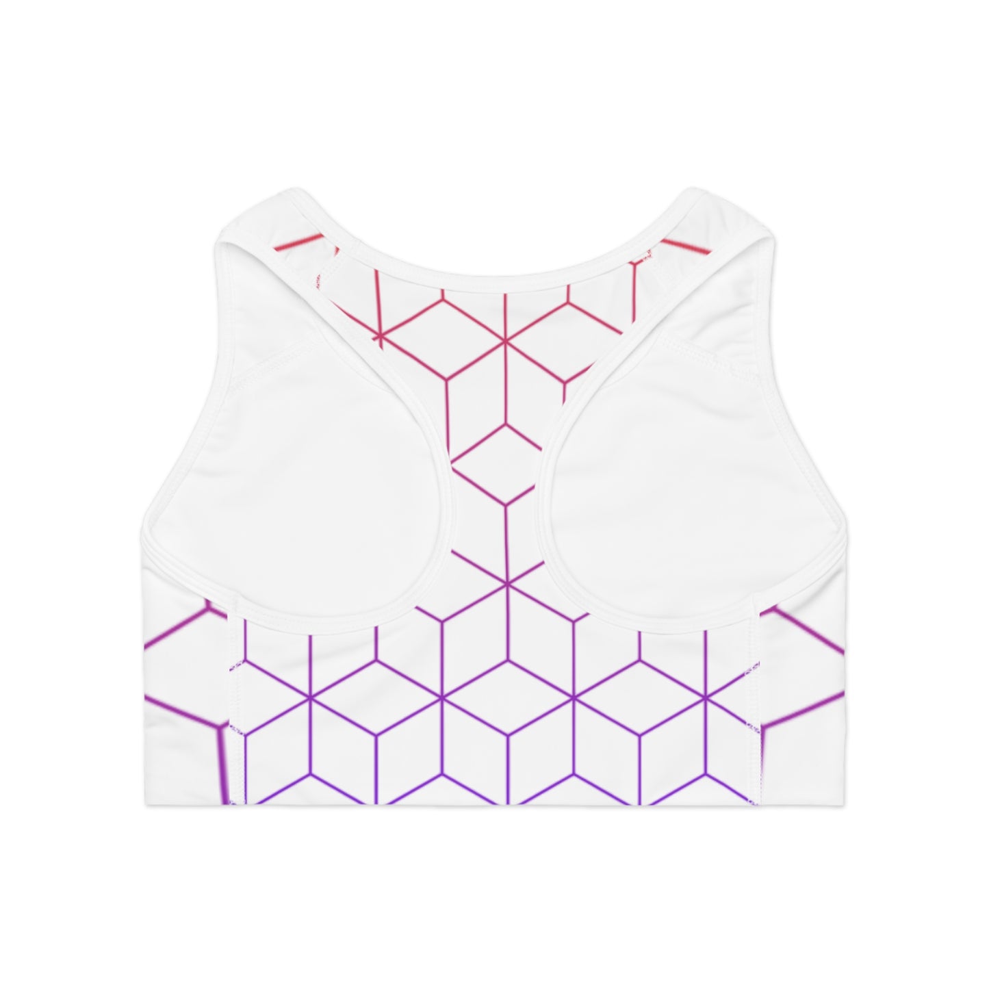 Geometric Pattern Sports Bra - Stylish & Comfortable Activewear