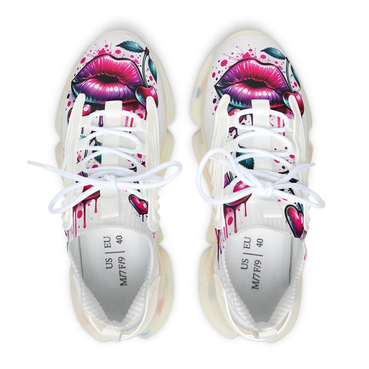 Cherry lip bag and sneakers bundle