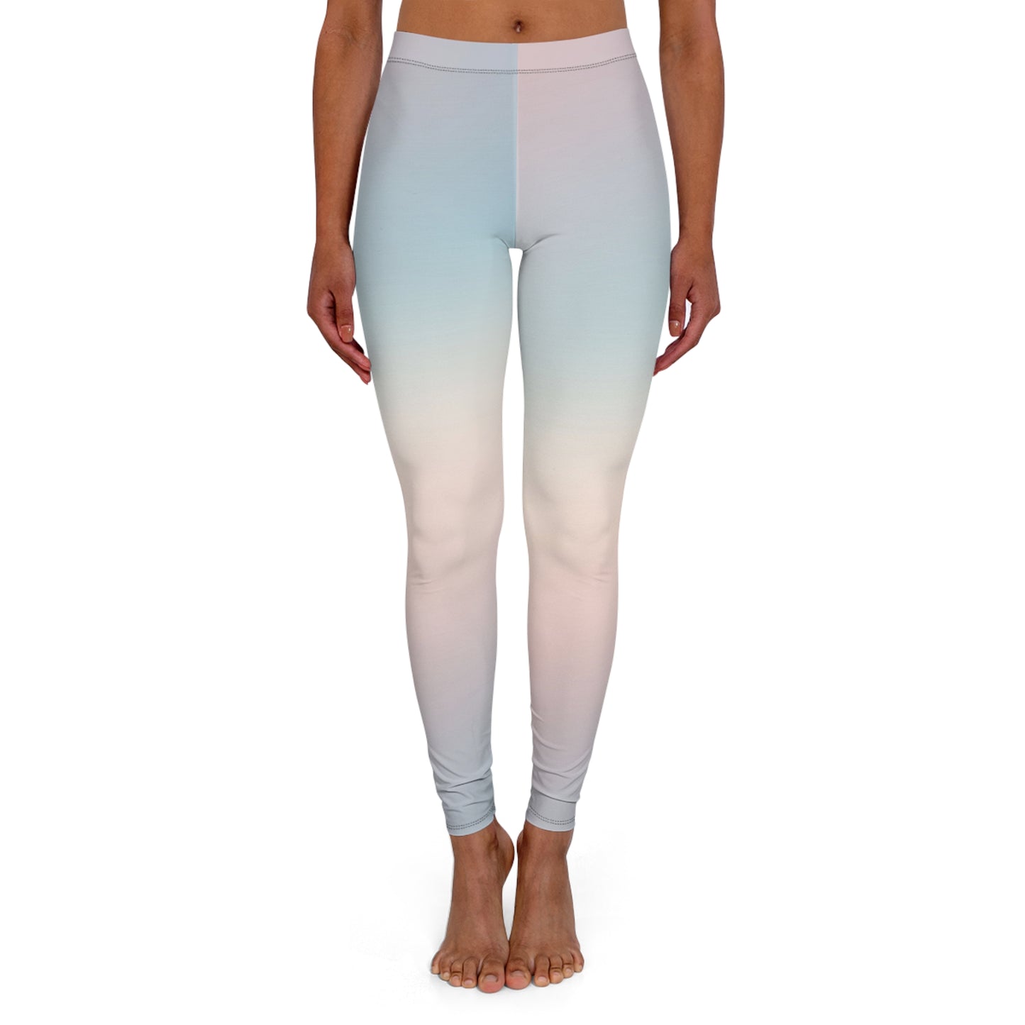 Pastel Ombre Spandex Leggings - Comfortable & Stylish Activewear