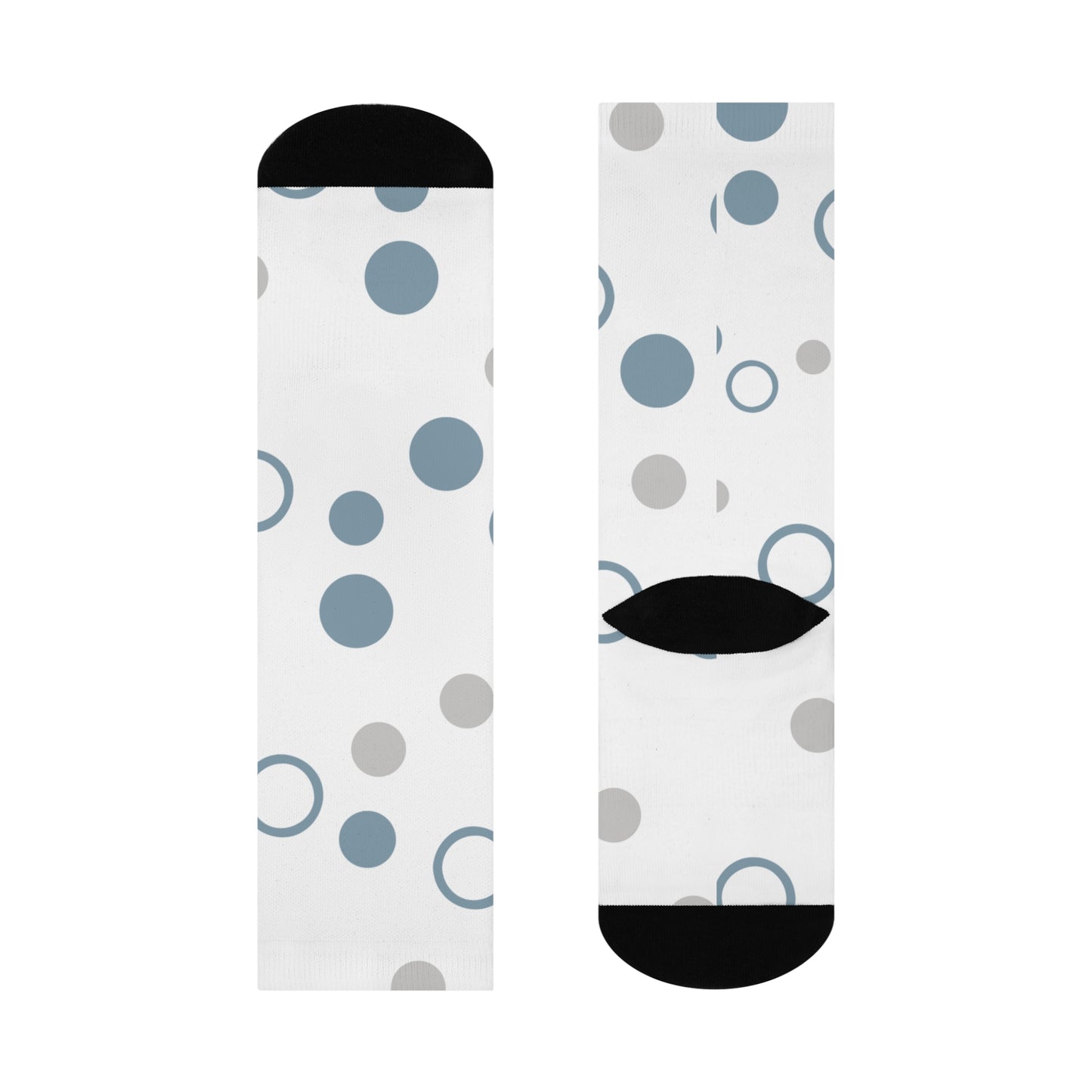 Fun Polka Dot Cushioned Crew Socks for Comfort & Style