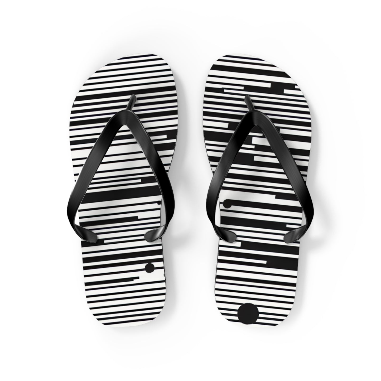 Chic Stripe Flip Flops | Stylish Beach Sandals, Summer Footwear, Poolside Essentials, Vacation Accessories, Trendy Footwear
