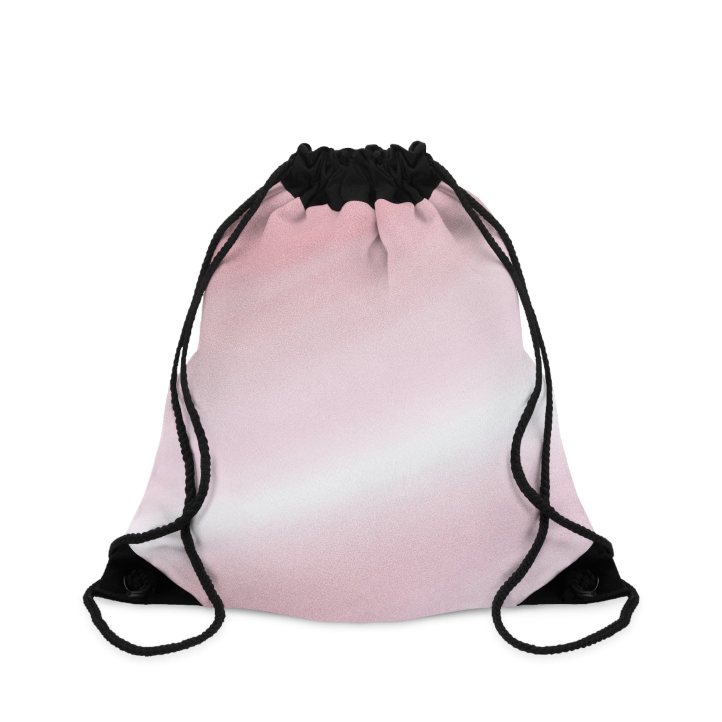 Gradient Pink Drawstring Bag - Stylish Tote for Gym, Travel & Everyday Use