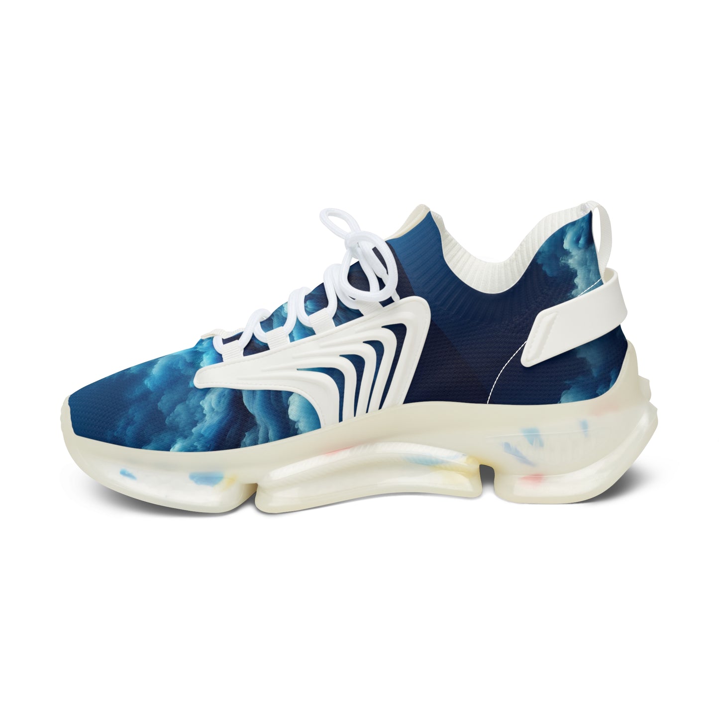 Women's Mesh Sneakers with Cloud Design - Stylish Athletic Footwear for Fitness, Casual Wear, Summer Outings, Gifts