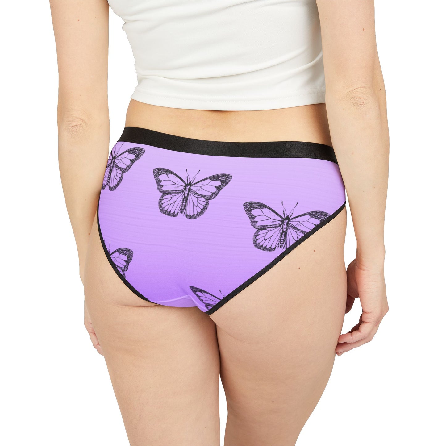 Butterfly Print Women's Underwear - Cute & Comfortable Panties