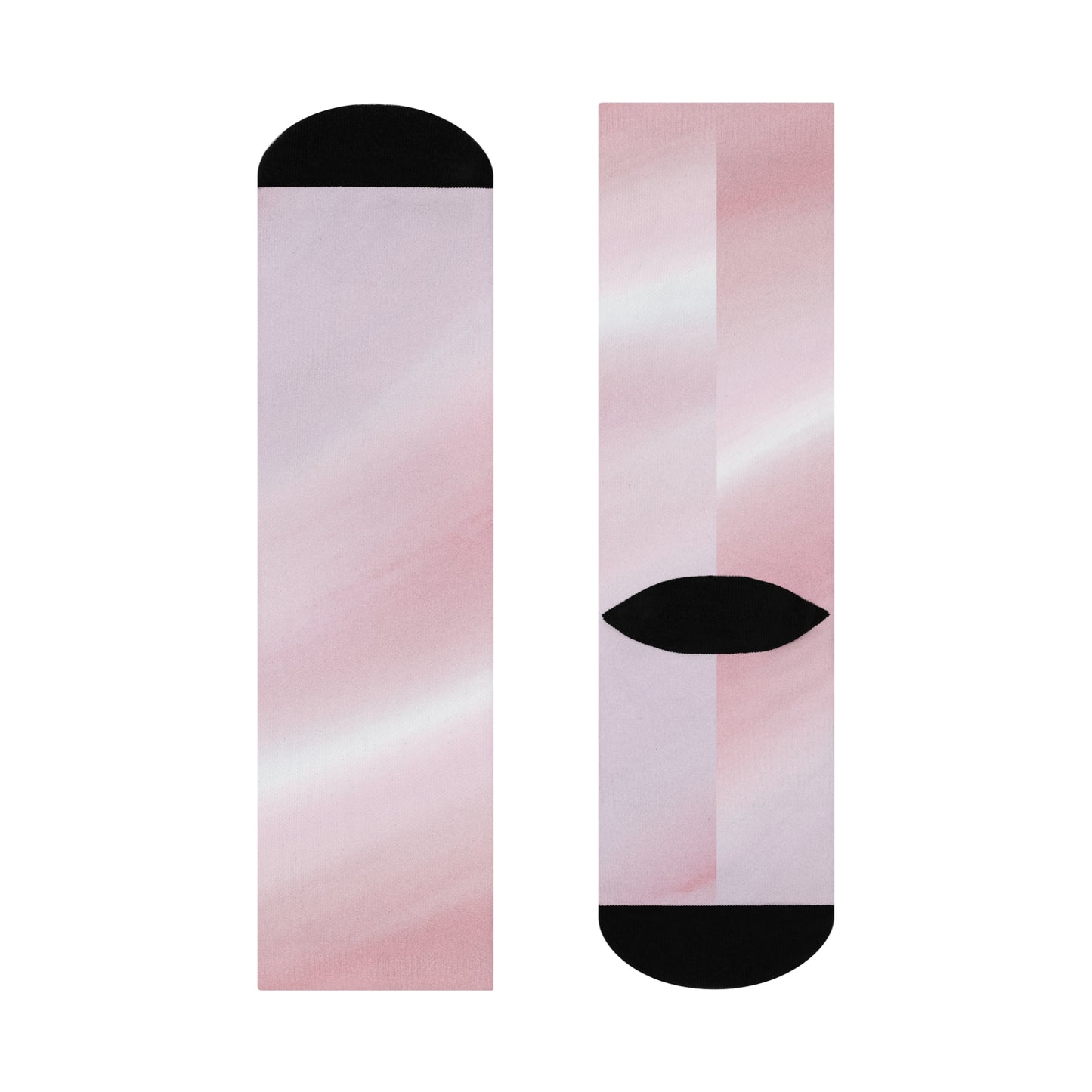 Pastel Ombre Cushioned Crew Socks - Comfortable and Stylish for Everyday Wear