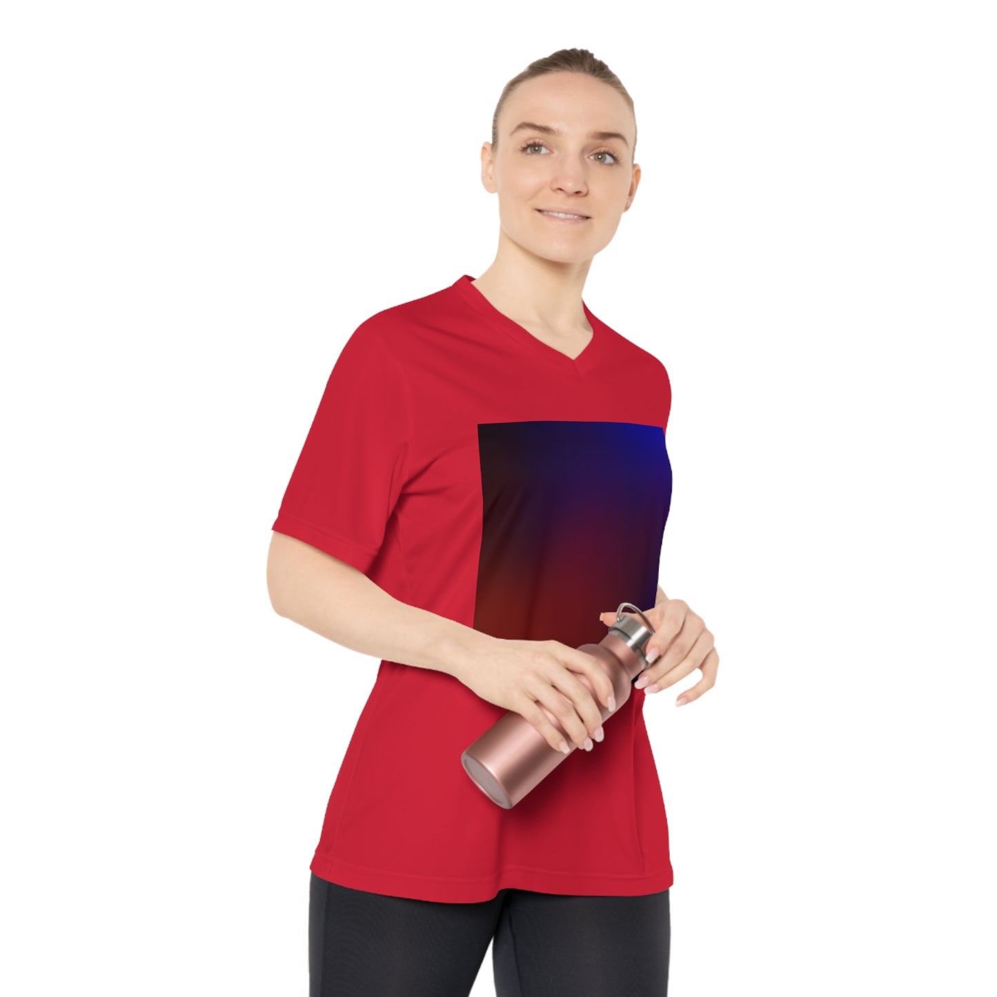 Stylish Women's Performance V-Neck T-Shirt for Active Lifestyles