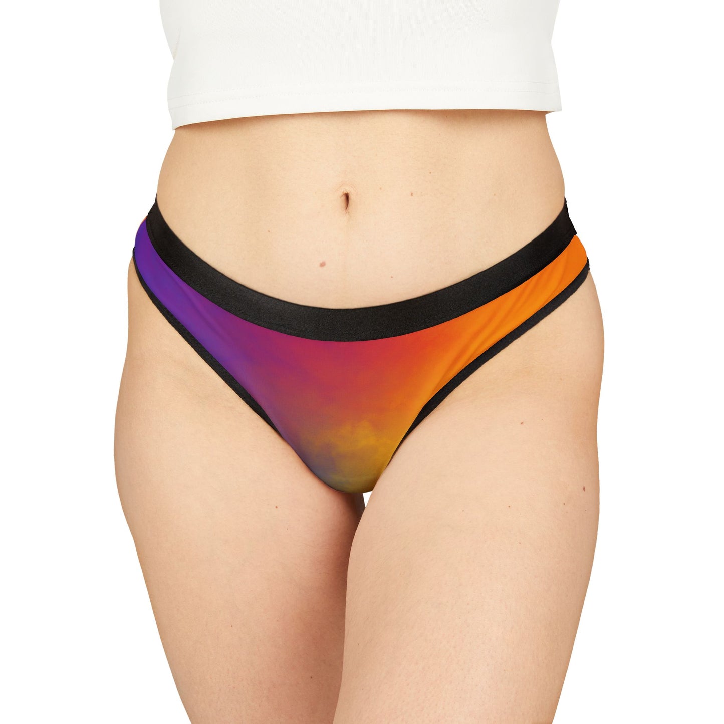 Vibrant Gradient Women's Thongs - Colorful Comfort for Everyday and Special Occasions