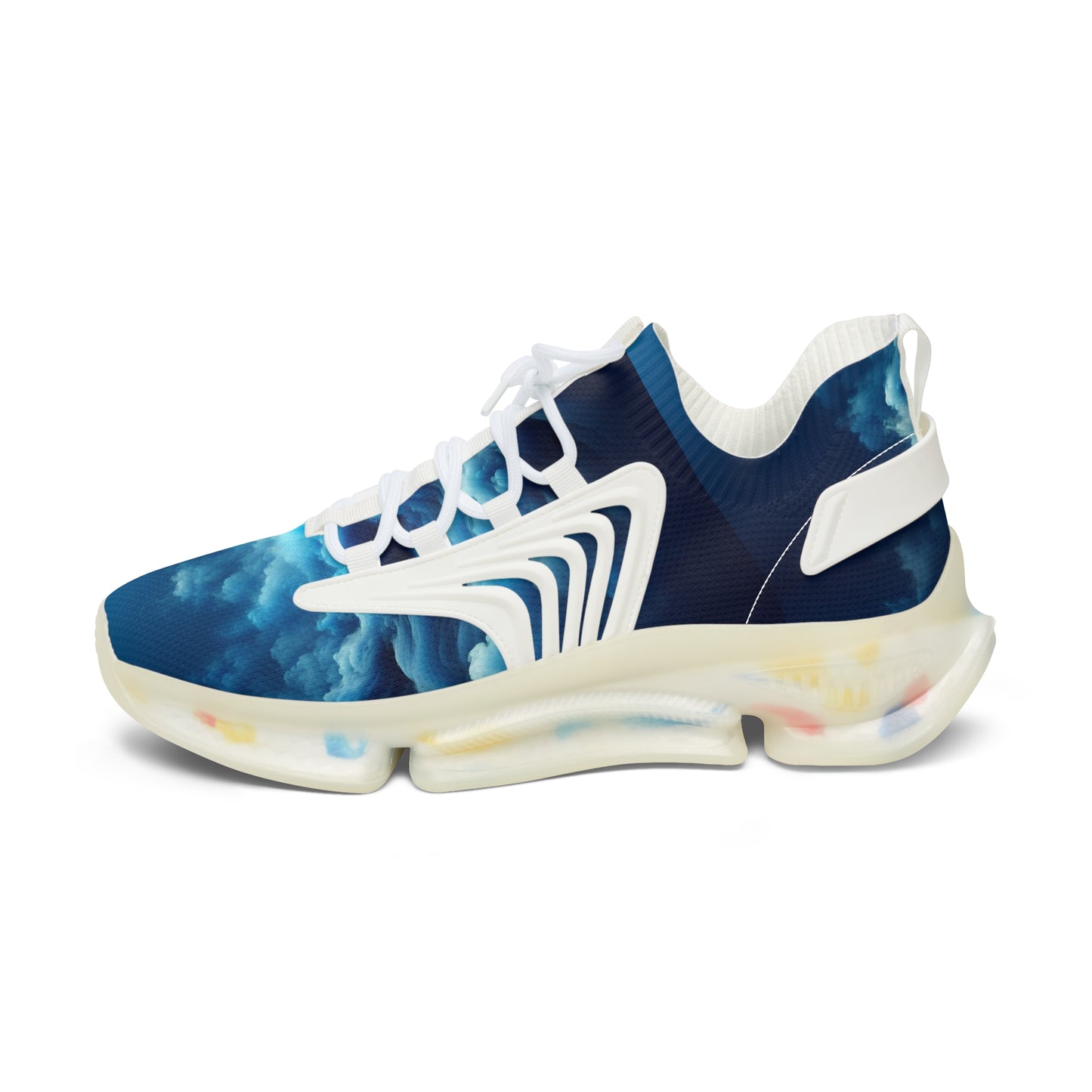 Women's Mesh Sneakers with Cloud Design - Stylish Athletic Footwear for Fitness, Casual Wear, Summer Outings, Gifts