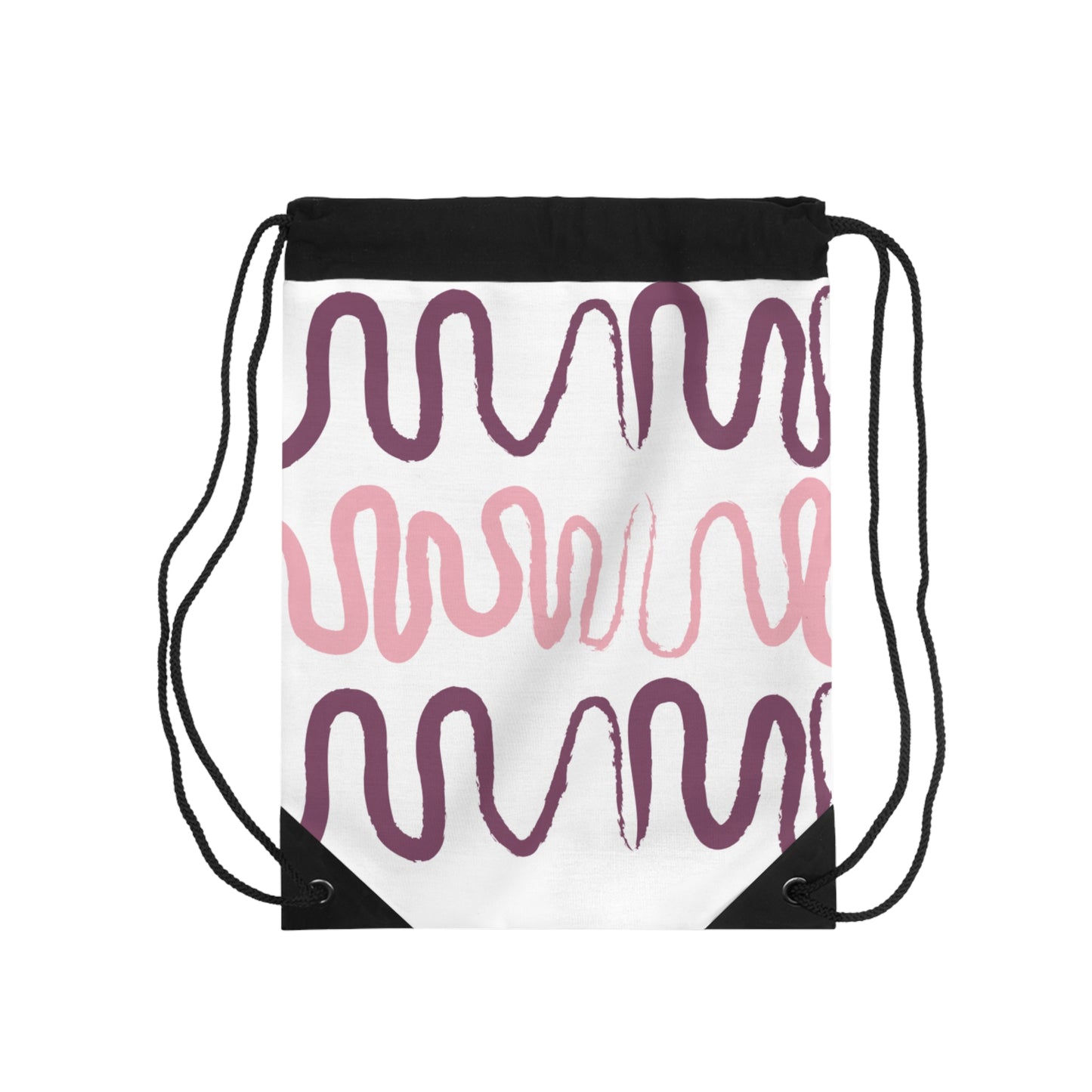 Stylish Abstract Pattern Drawstring Bag - Perfect for On-the-Go Lifestyle