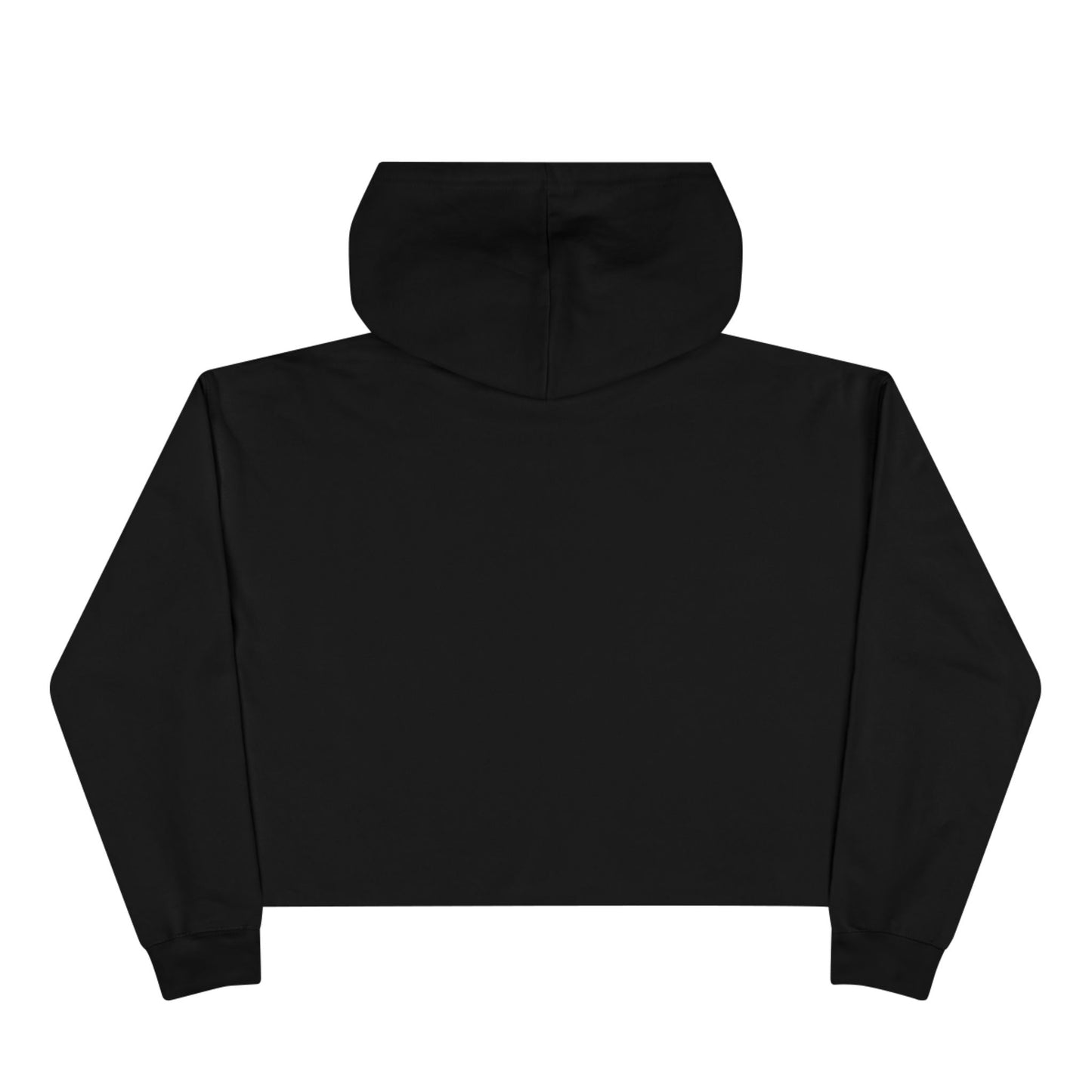 Chic Crop Hoodie with Kiss Print - Stylish Women's Casual Wear