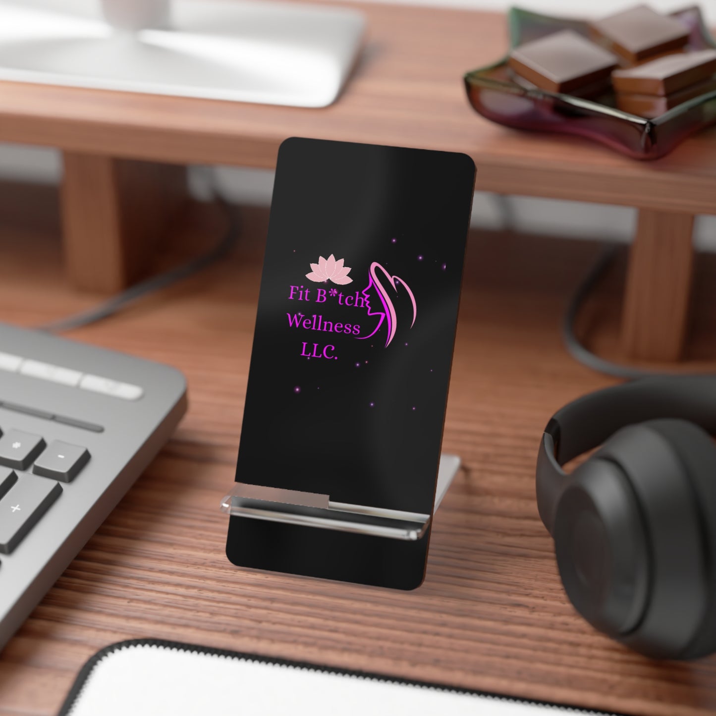 Fit B*tch Smartphone Display Stand - Stylish Phone Holder for Wellness Enthusiasts
