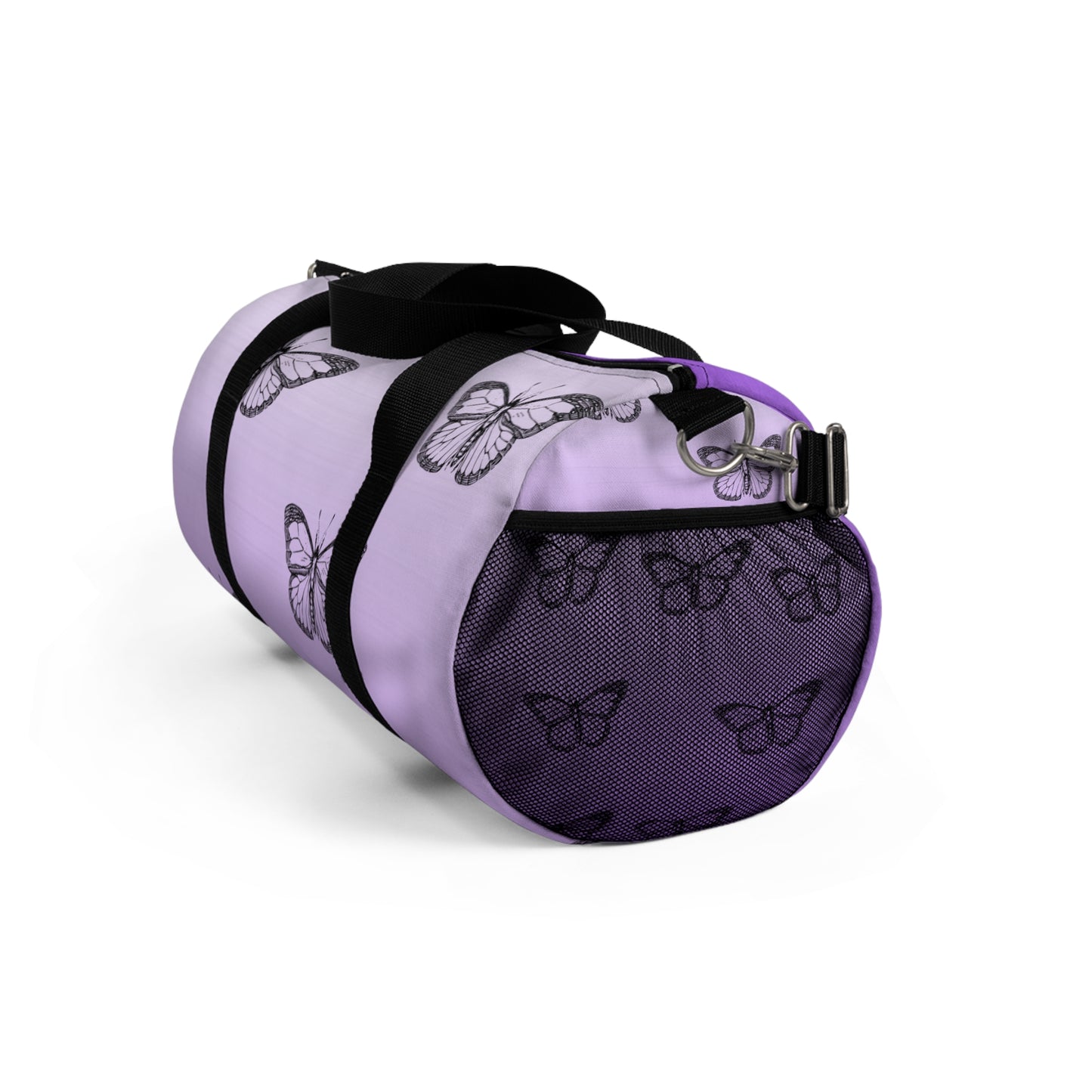 Butterfly Print Duffel Bag – Stylish Weekender Gym Bag for Travel & Fitness