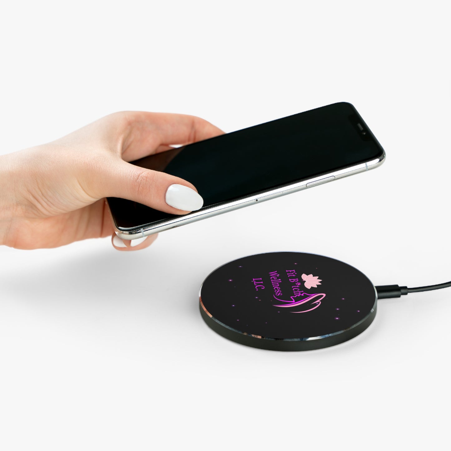 Fit B*tch Wellness Wireless Charger - Fast Charging Pad for Fitness Enthusiasts