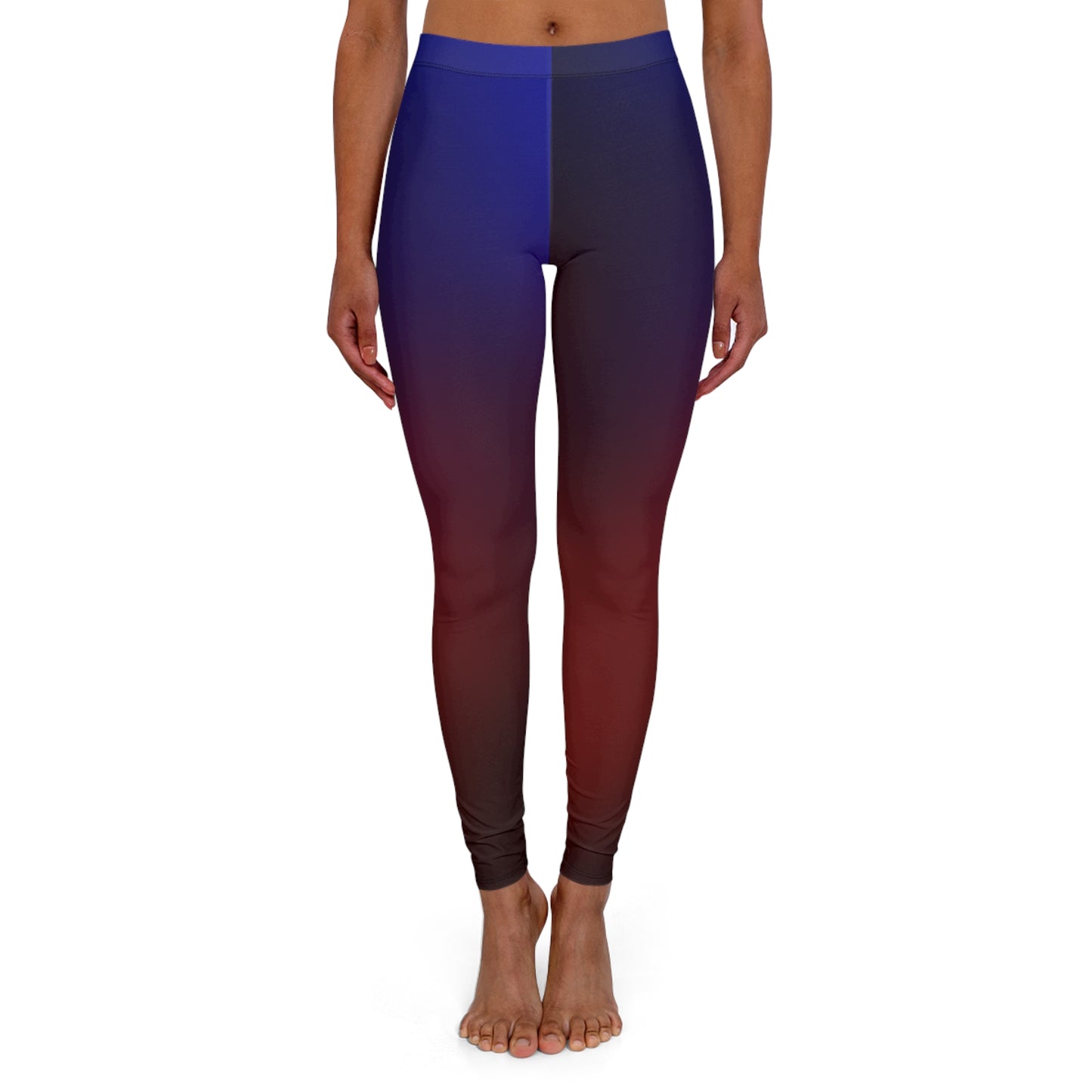 Gradient Ombre Spandex Leggings for Women | Stylish Activewear & Casual Comfort