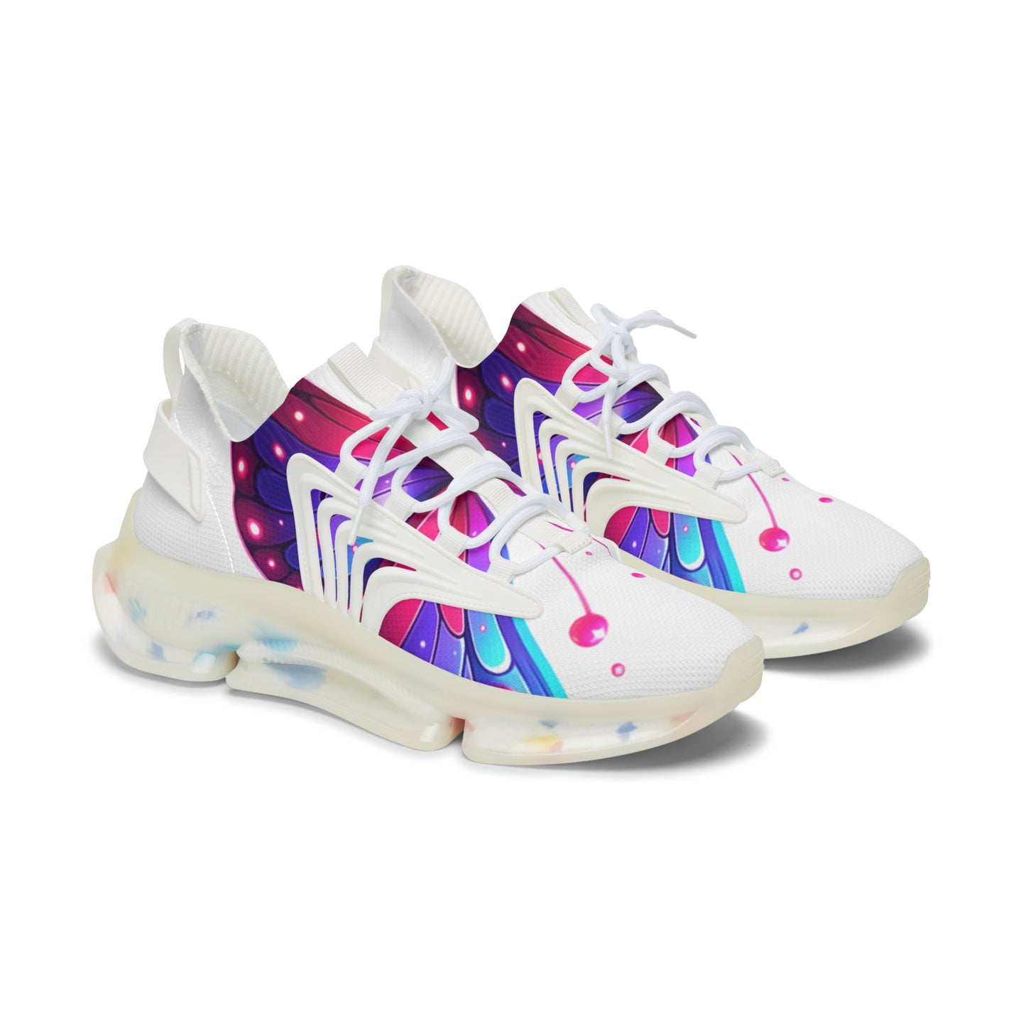Vibrant Women's Mesh Sneakers for Active Lifestyle - Colorful Athletic Shoes