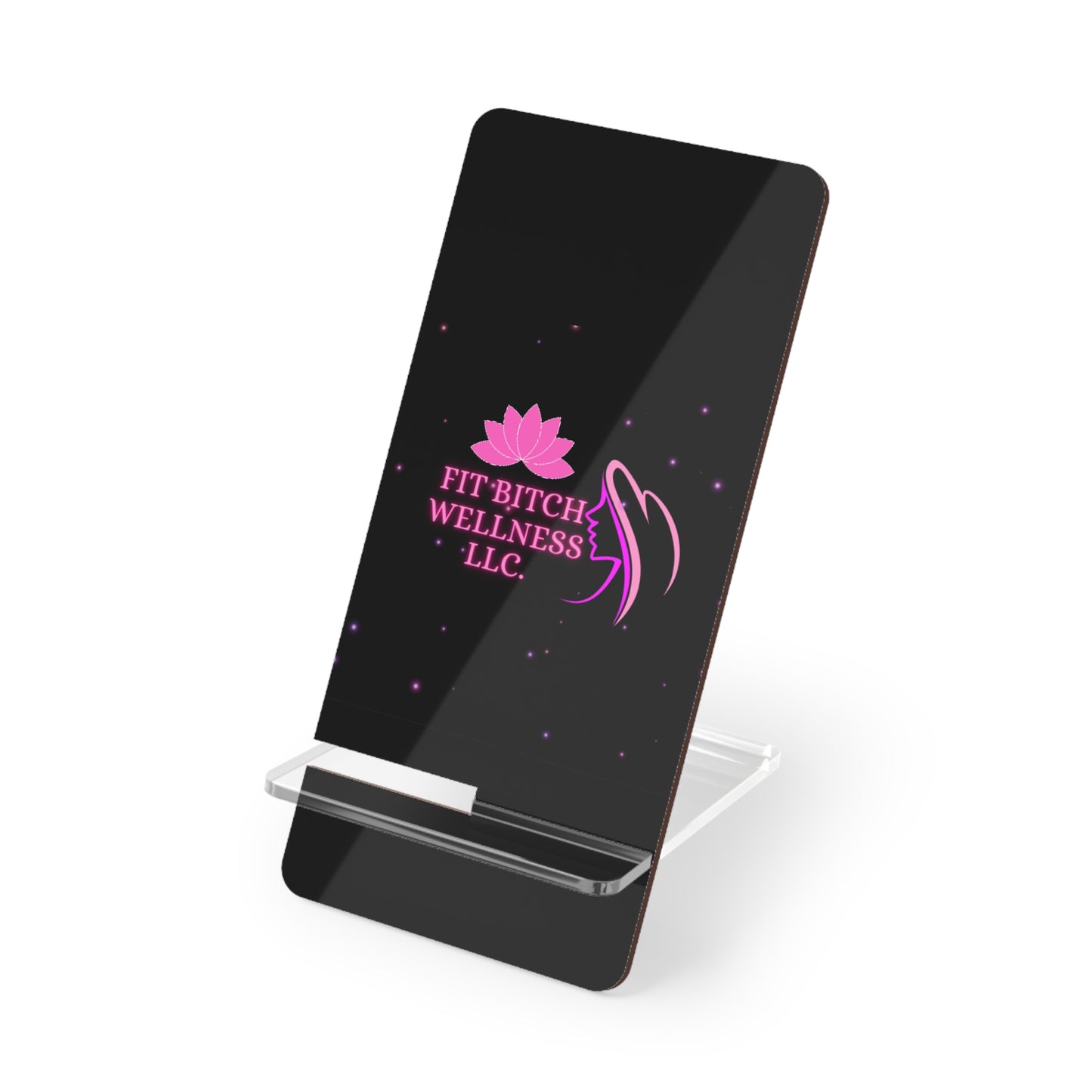 Fit Bitch Wellness Smartphone Display Stand - Ideal Desk Accessory for Fitness Enthusiasts