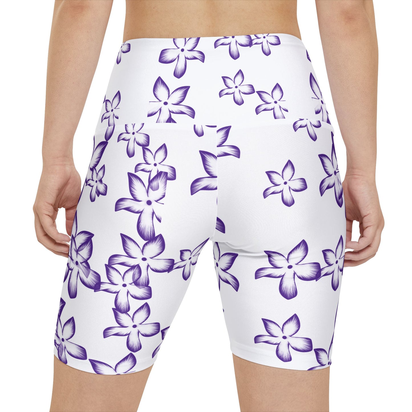 Floral Women's Workout Shorts - Comfortable Activewear for Fitness and Leisure