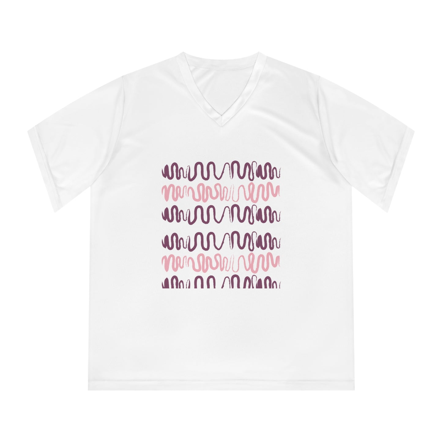 Vibrant Women's Performance V-Neck T-Shirt - Stylish Fitness Wear