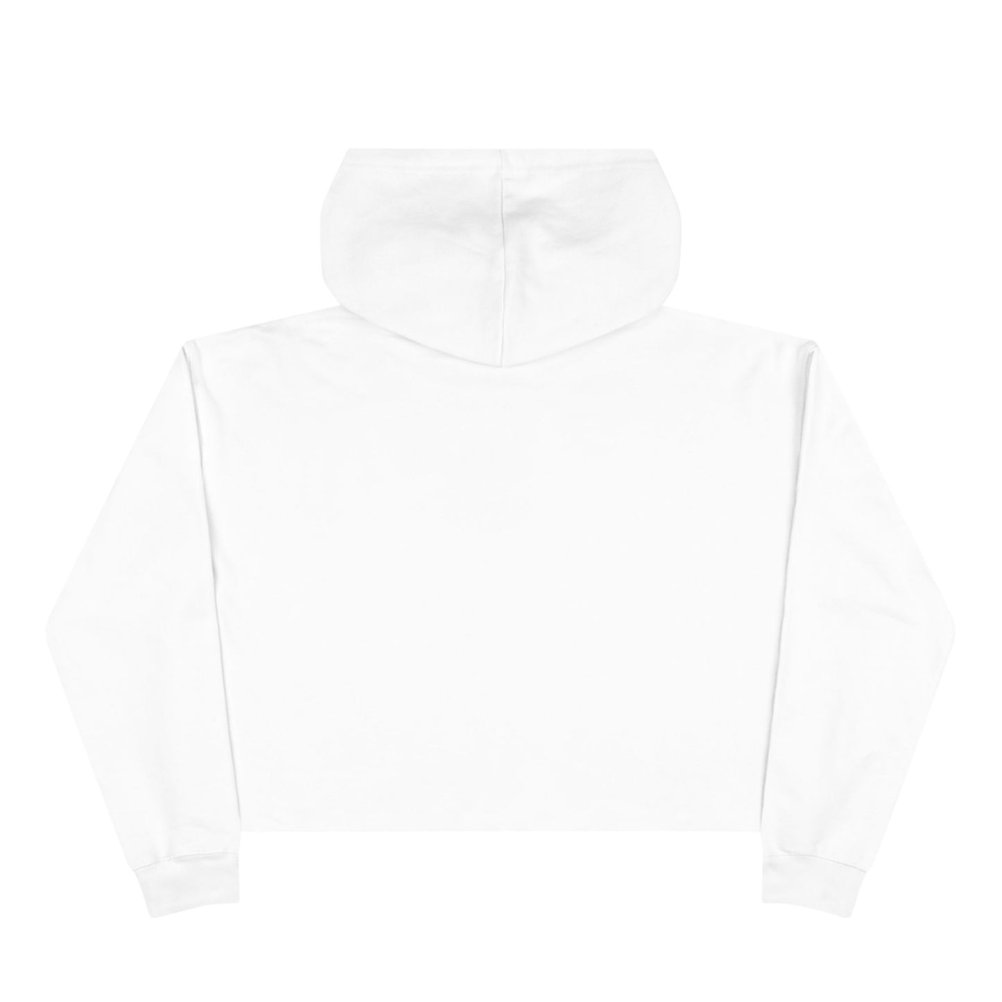 Chic Crop Hoodie with Kiss Print - Stylish Women's Casual Wear