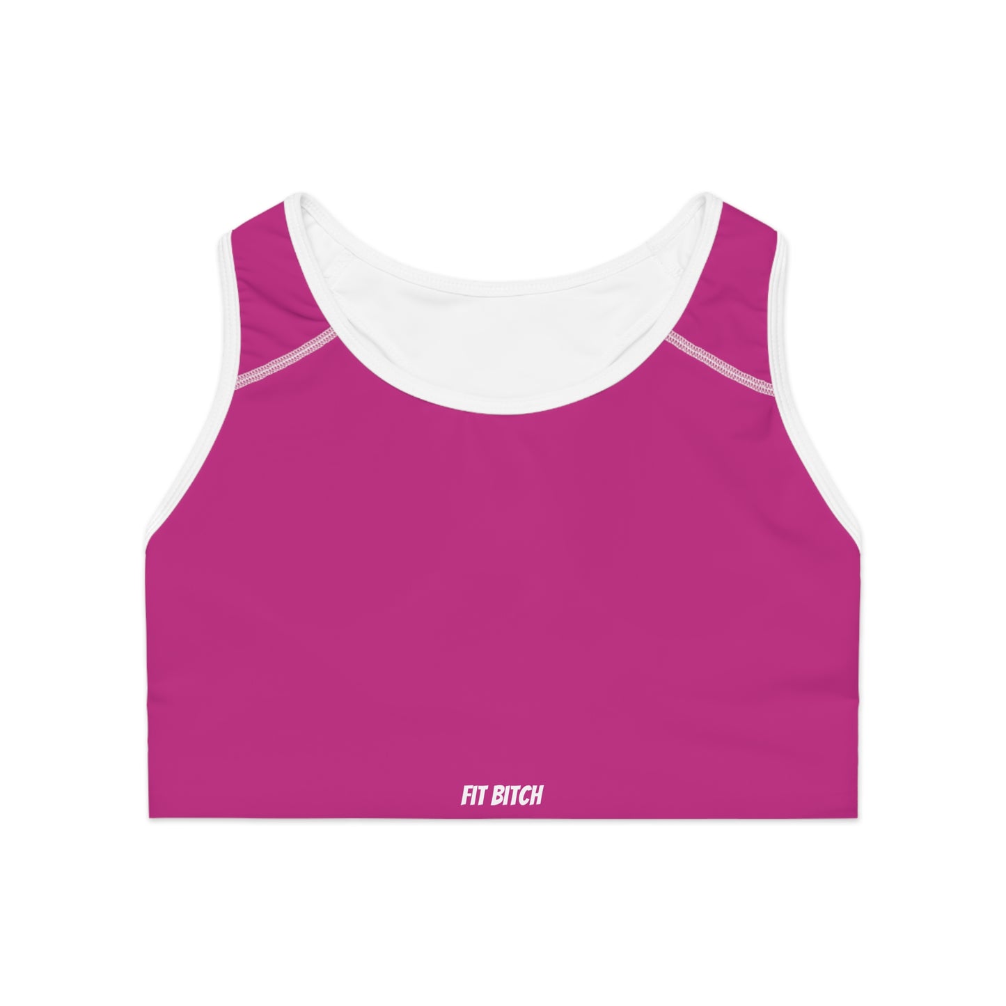 Bold Fitness Sports Bra for Active Women, Workout Gear, Gym Essential, Motivational Athletic Top, Stylish Exercise Wear