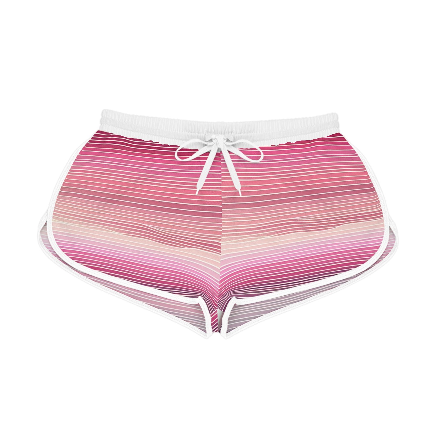 Women's Relaxed Pink Ombre Shorts – Comfortable Summer Loungewear