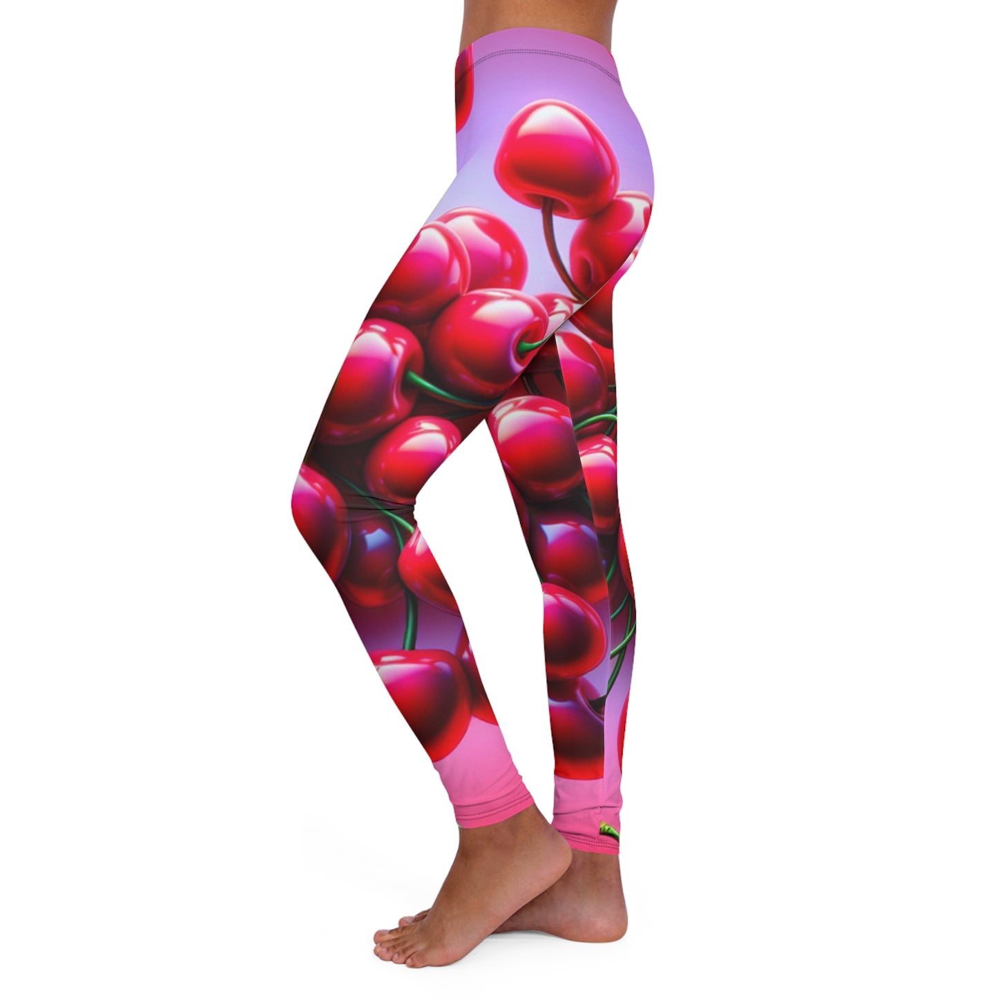 Cherry Blossom Women's Spandex Leggings - Vibrant Casual Wear