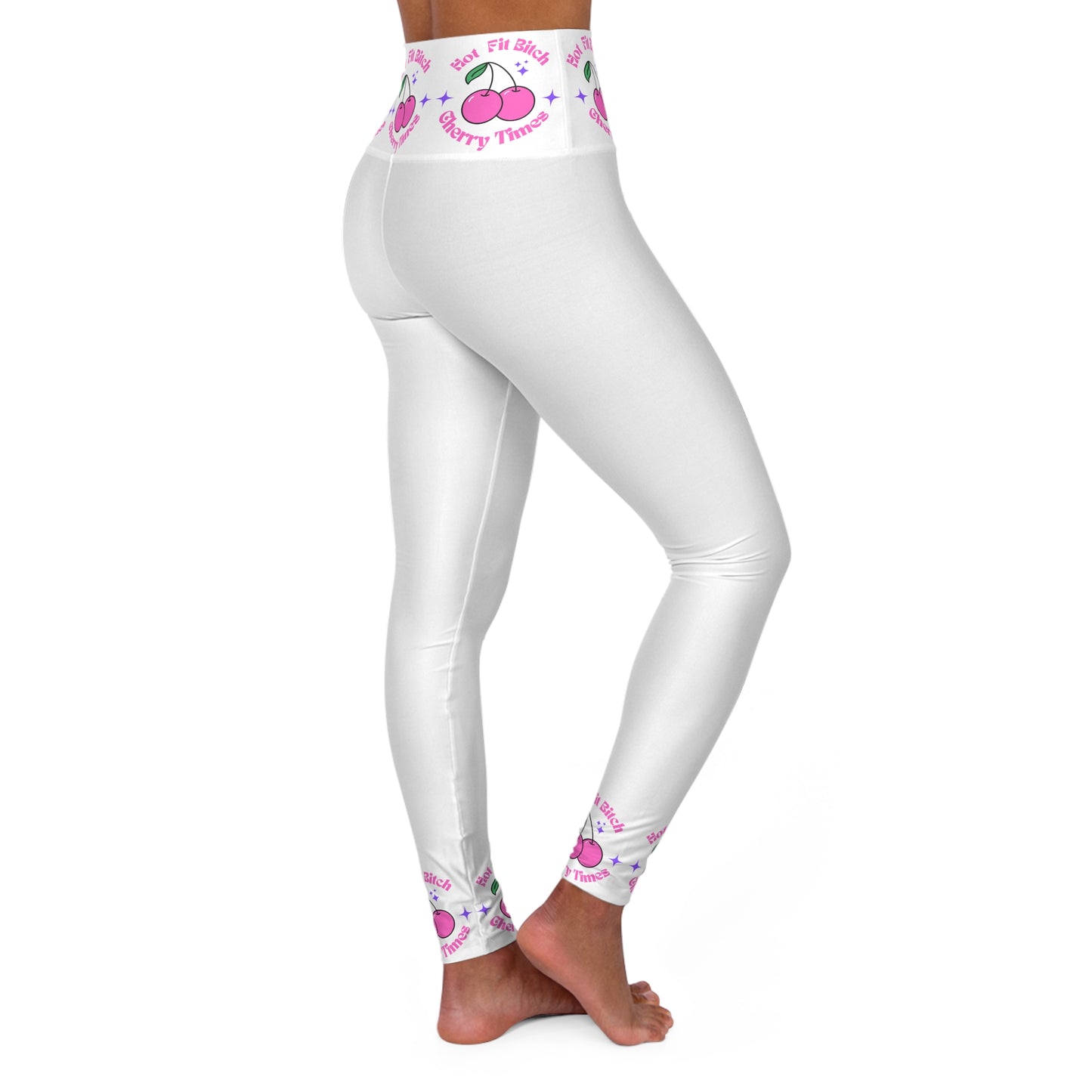 "Bad Fit Bitch" Designed high waisted leggings