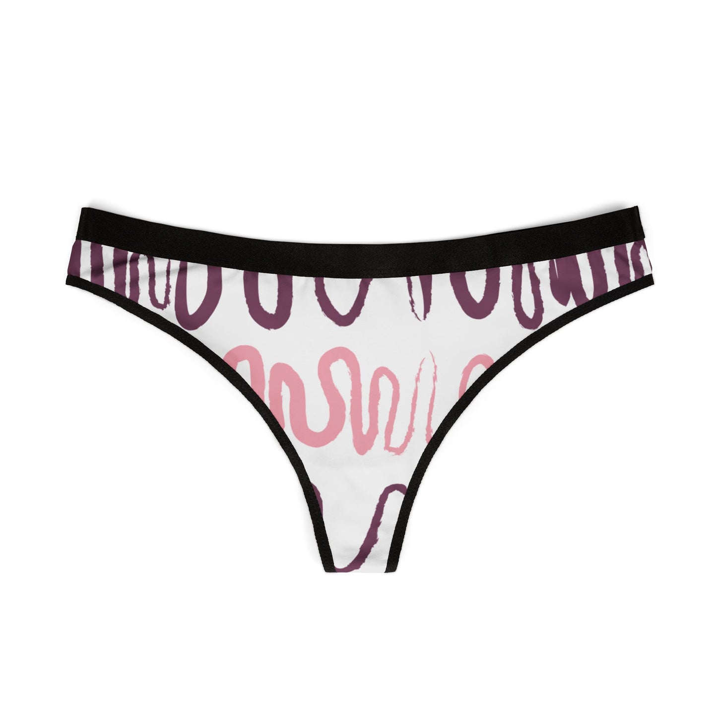Colorful Abstract Women's Thongs | Comfortable and Stylish Swimwear Underwear
