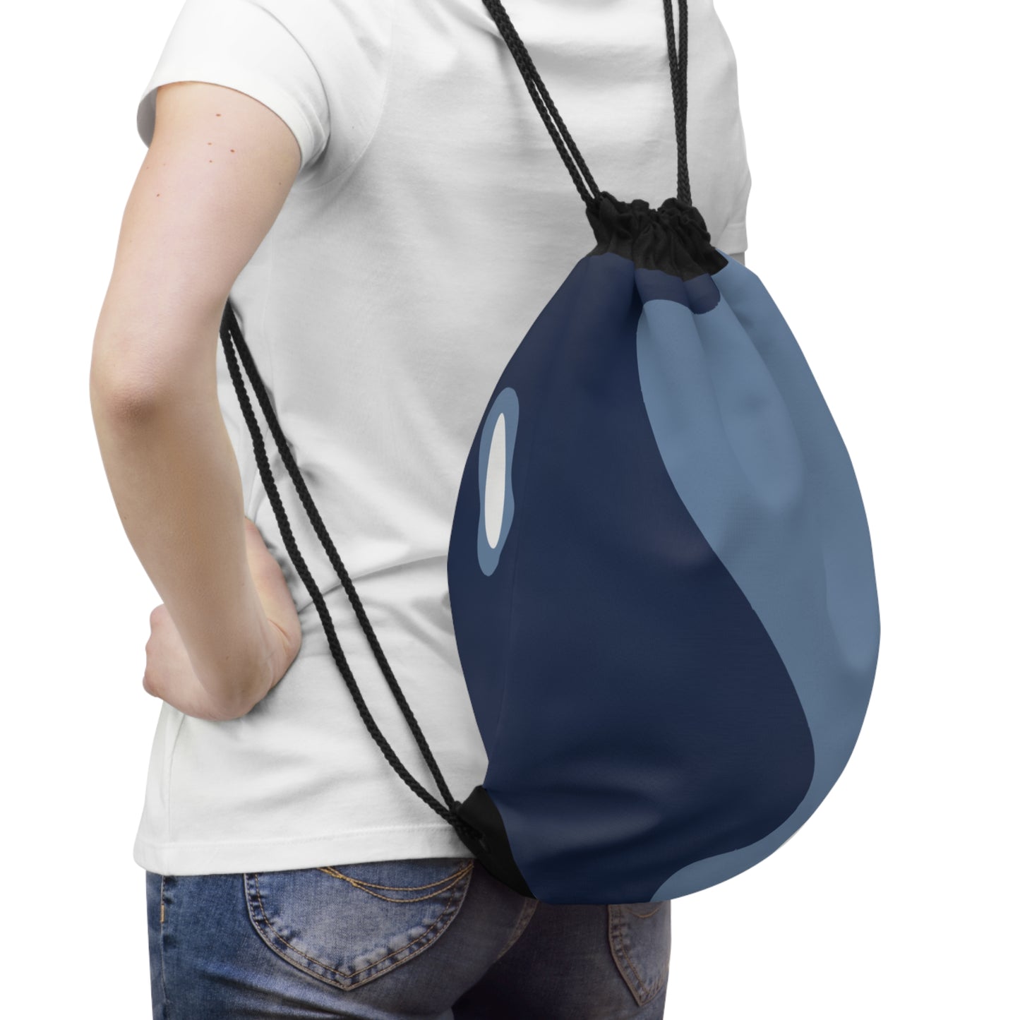 Stylish Abstract Drawstring Bag | Modern Design for Active Lifestyles