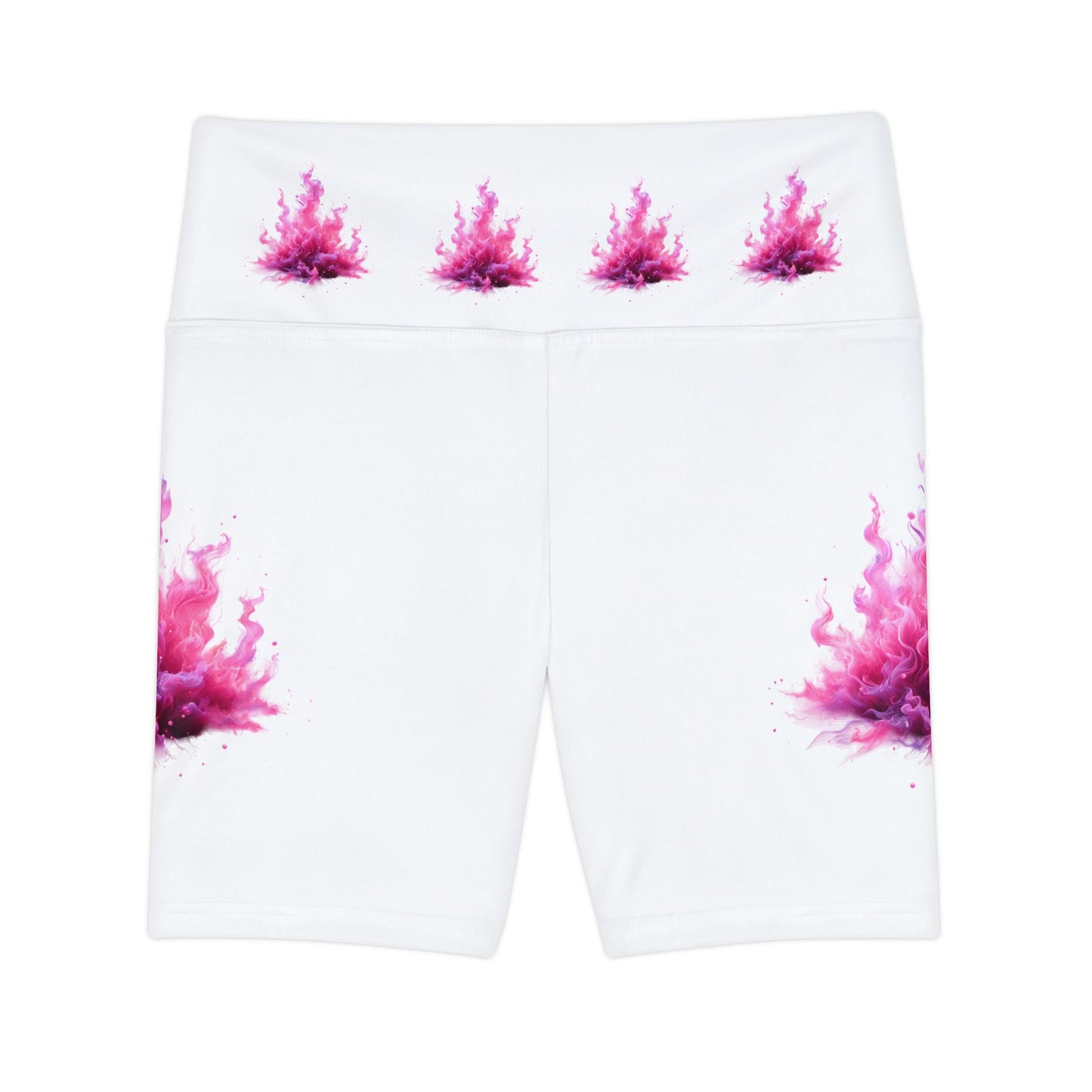 Pink flame Women's Workout Shorts