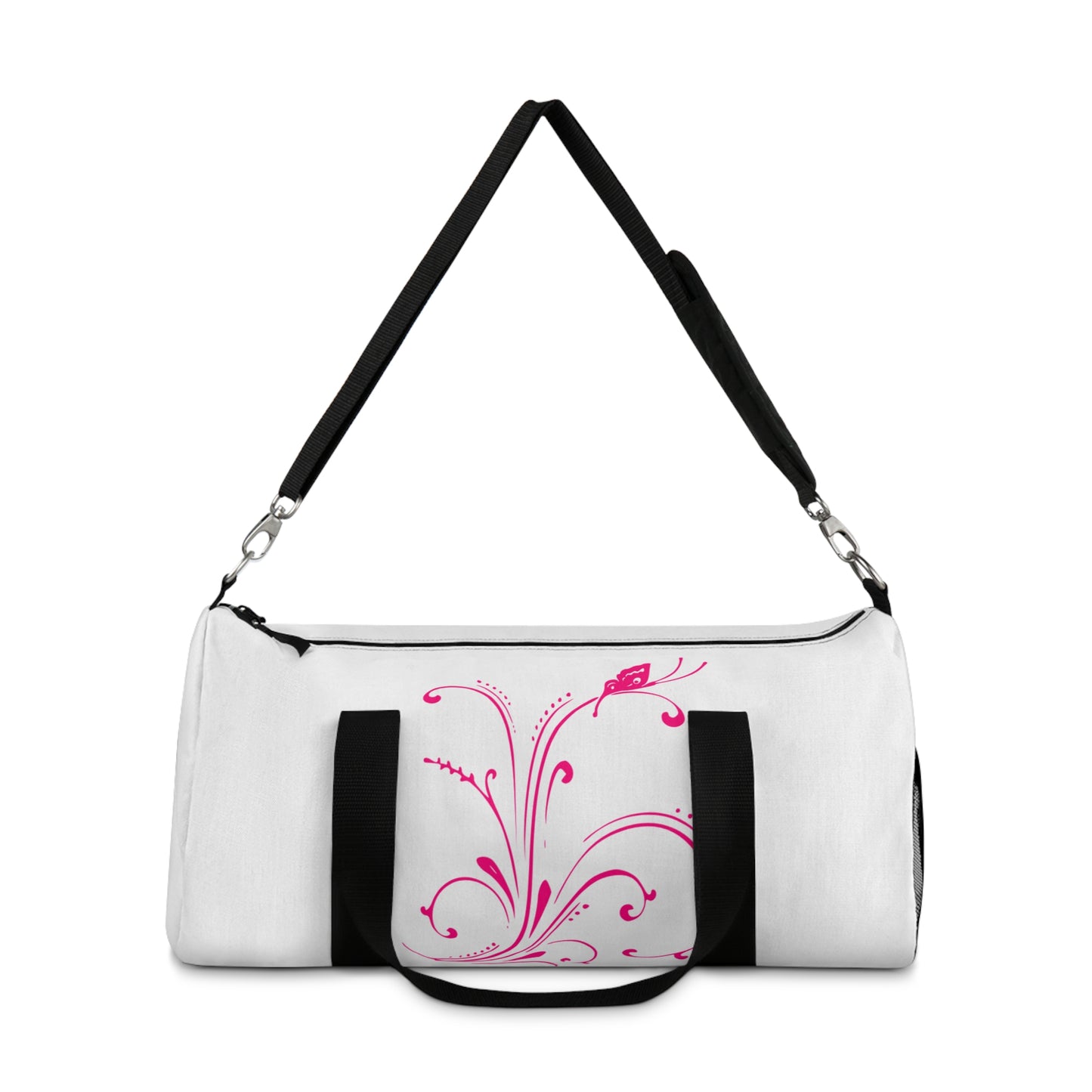 Elegant Floral Duffel Bag for Gym and Travel