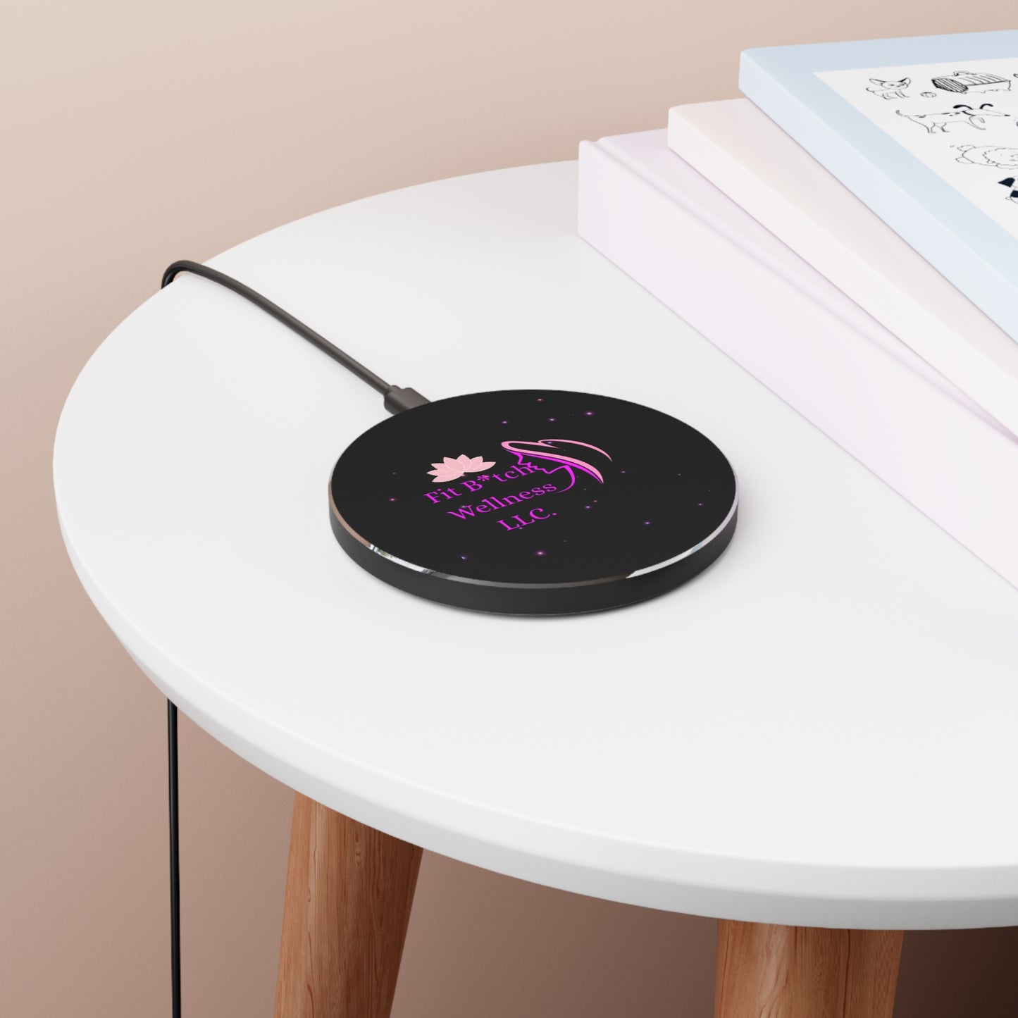 Fit B*tch Wellness Wireless Charger - Fast Charging Pad for Fitness Enthusiasts